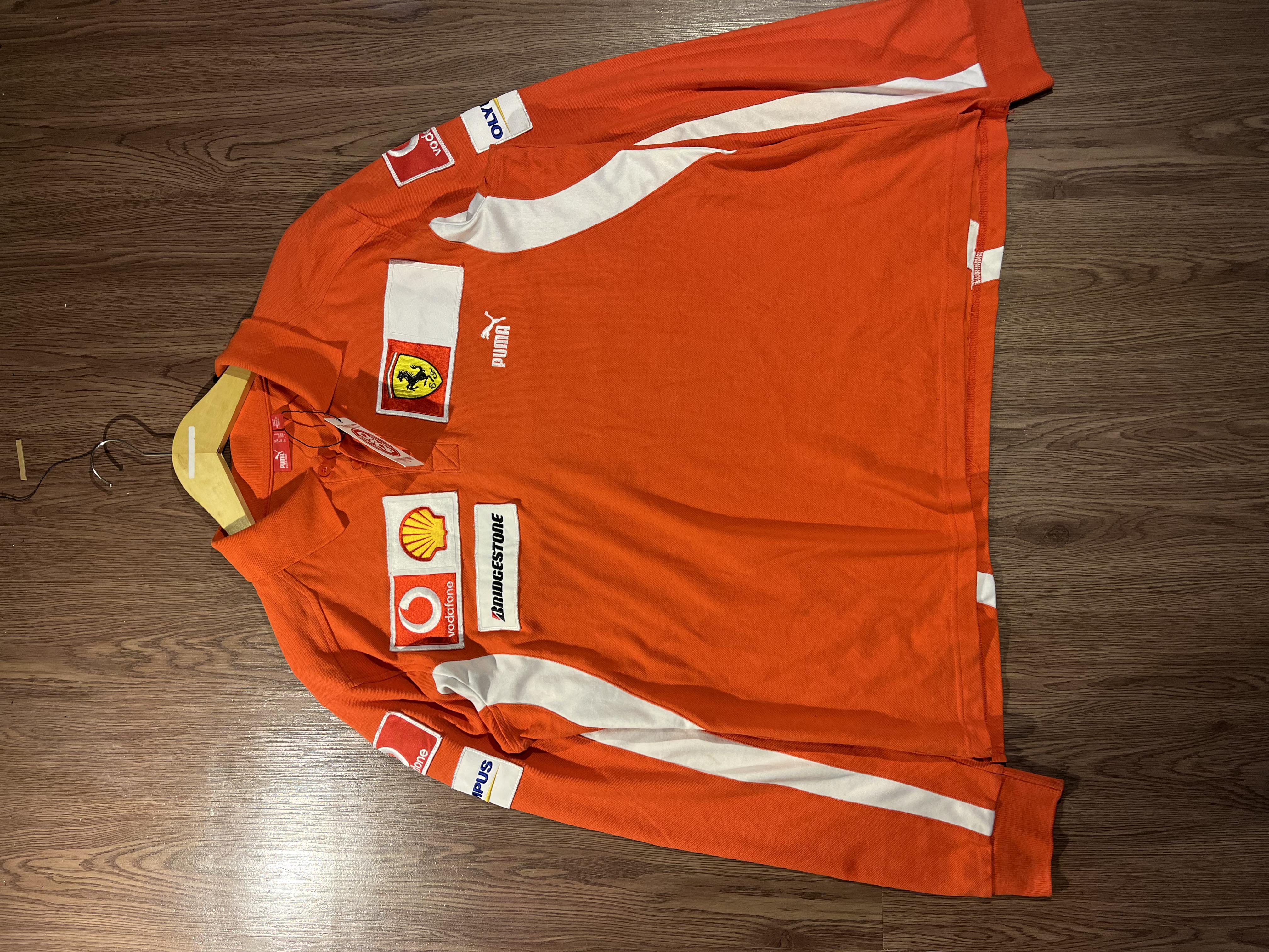 [XL] Scuderia Ferrari Vodafone F1 Team Long sleeve Polo shirt