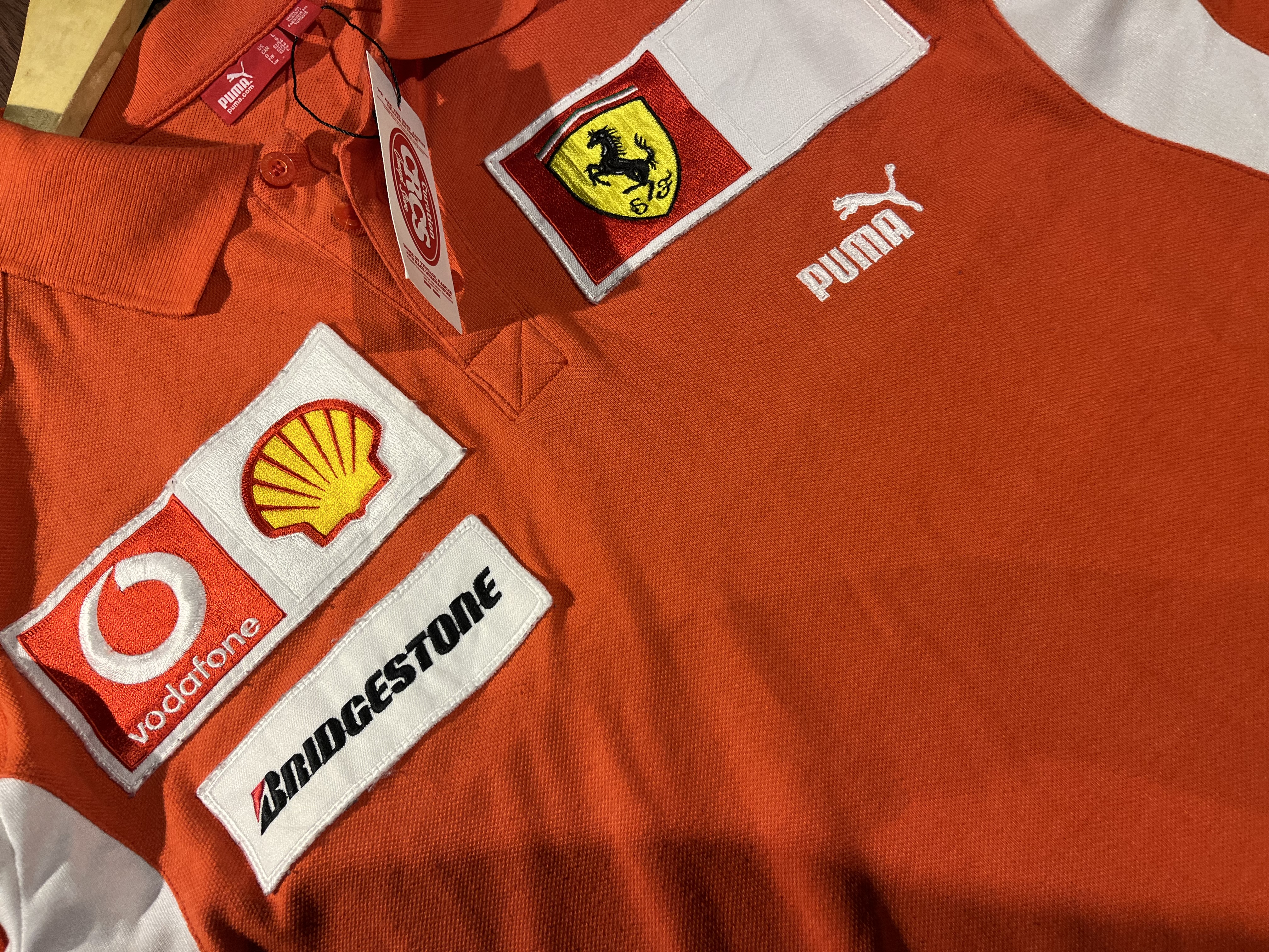 [XL] Scuderia Ferrari Vodafone F1 Team Long sleeve Polo shirt