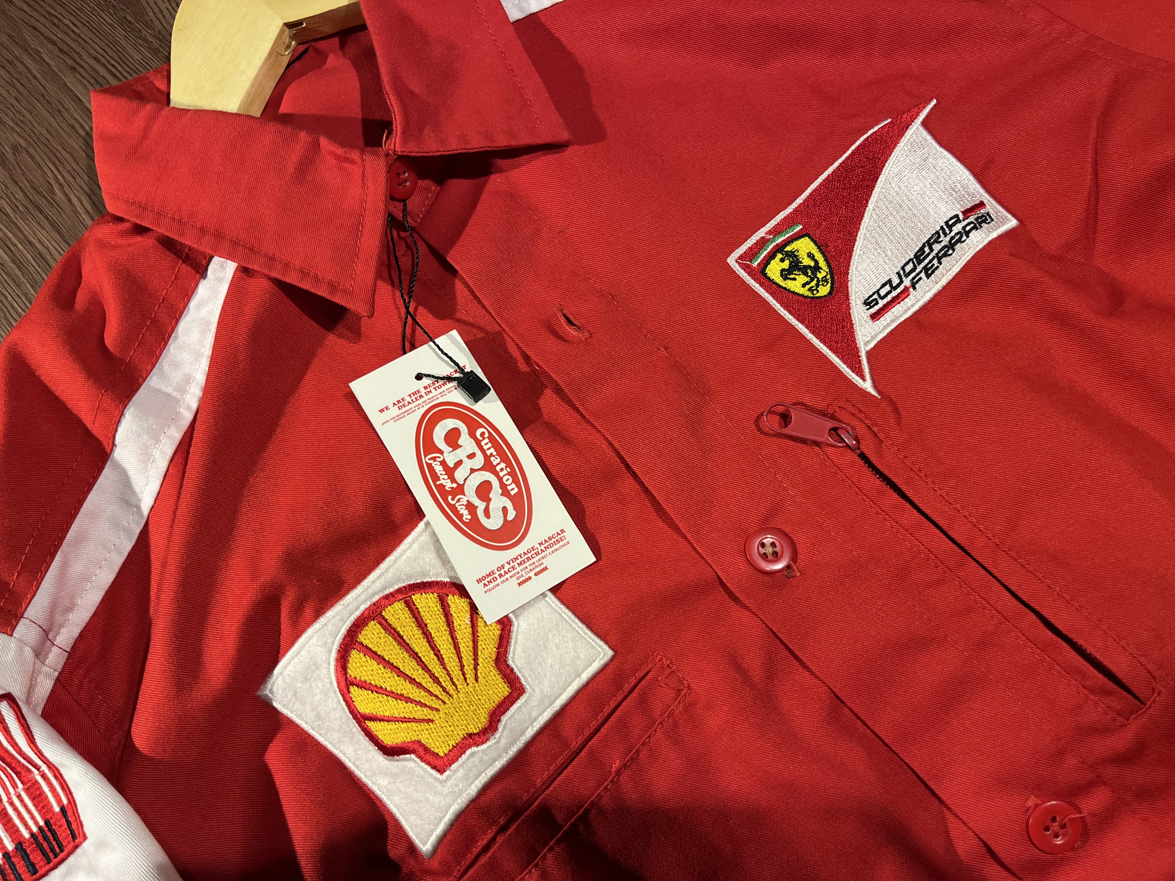 [M] Scuderia Ferrari Shell Big Logo Workshirt
