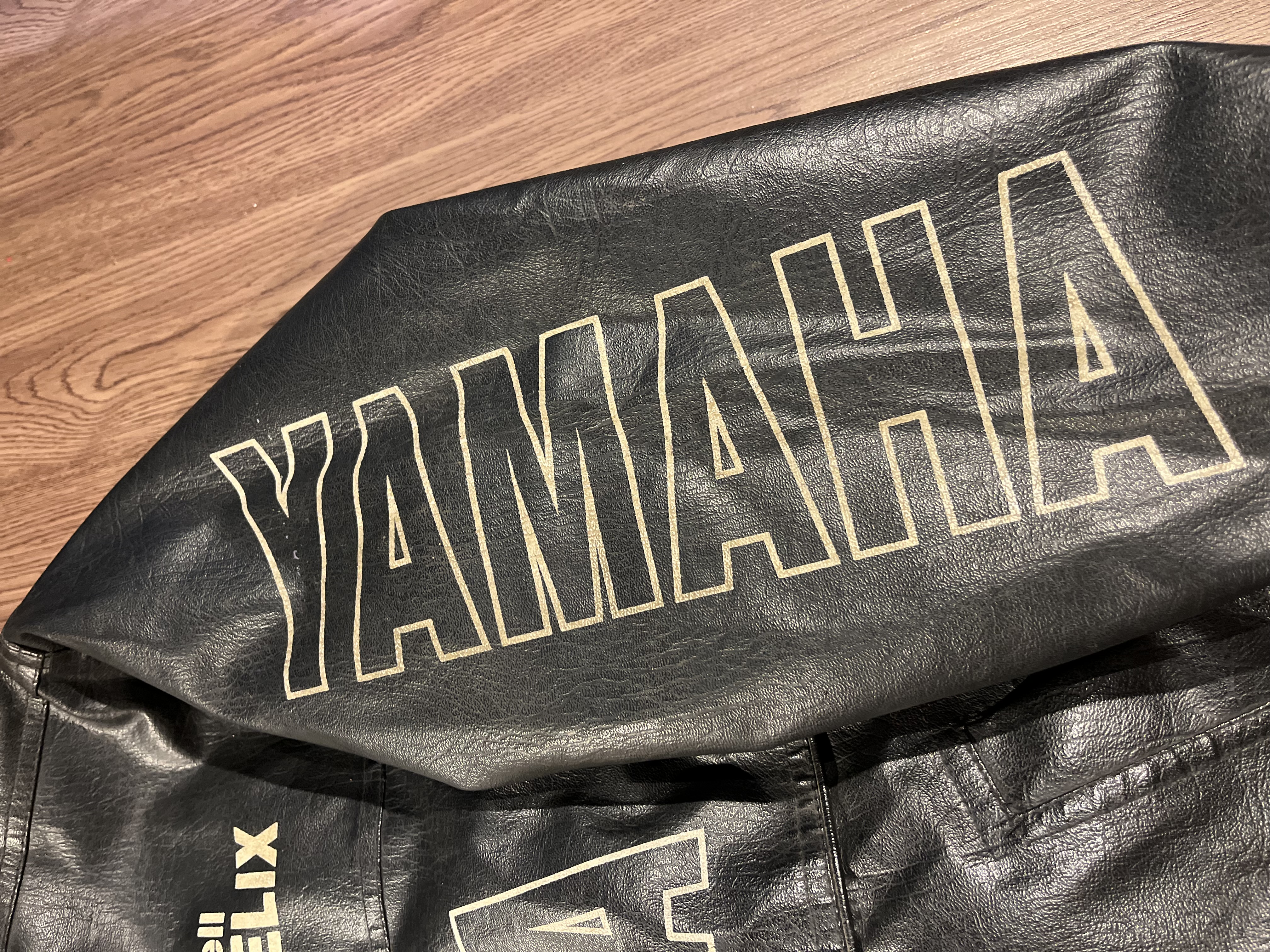 [L] Vintage MOTO Yamaha Racing Leather Jacket