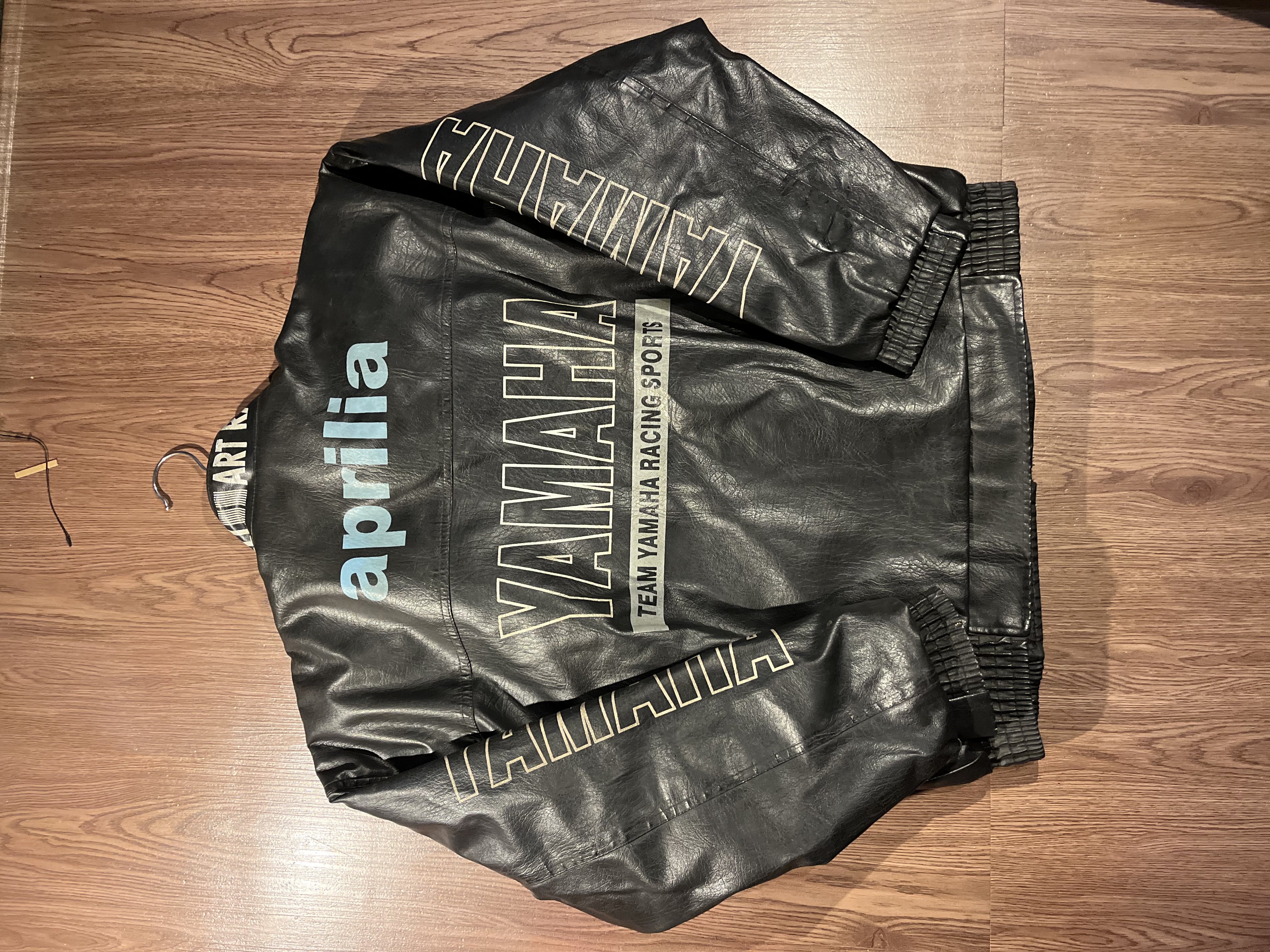 [L] Vintage MOTO Yamaha Racing Leather Jacket