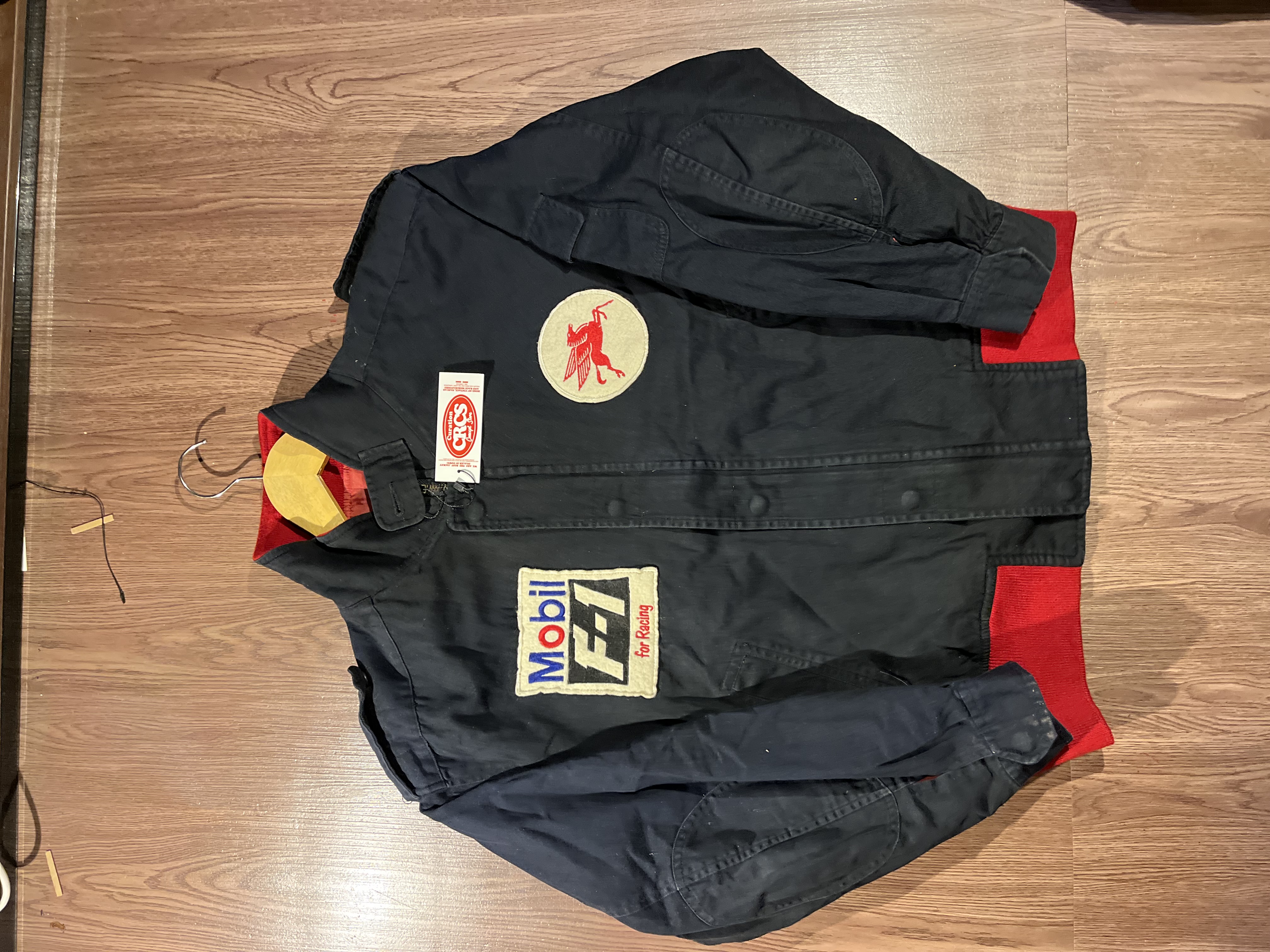 [L] 80s Mobil F1 Race Jacket