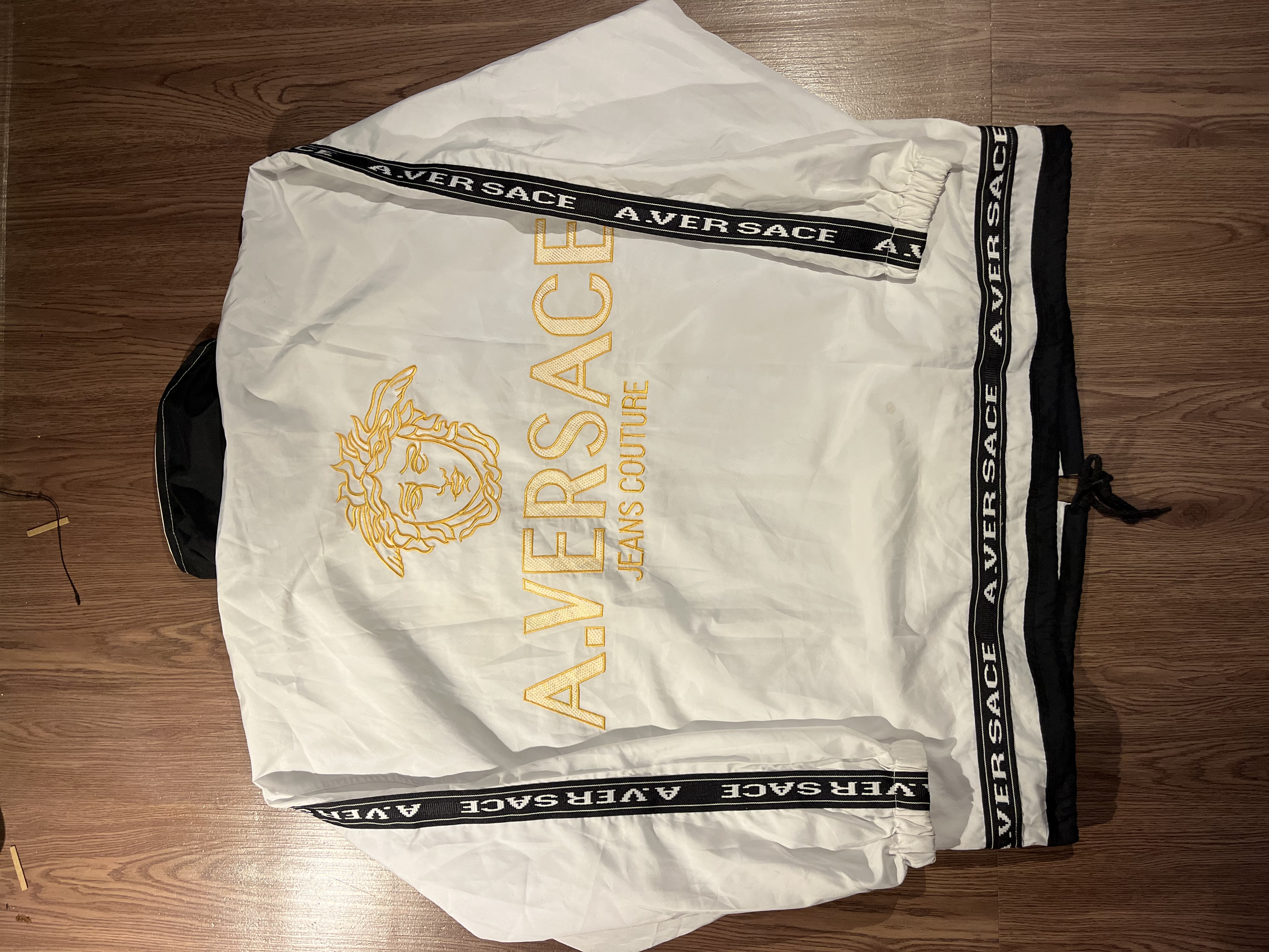 [XL] Alfredo Versace Big Logo Coach Jacket