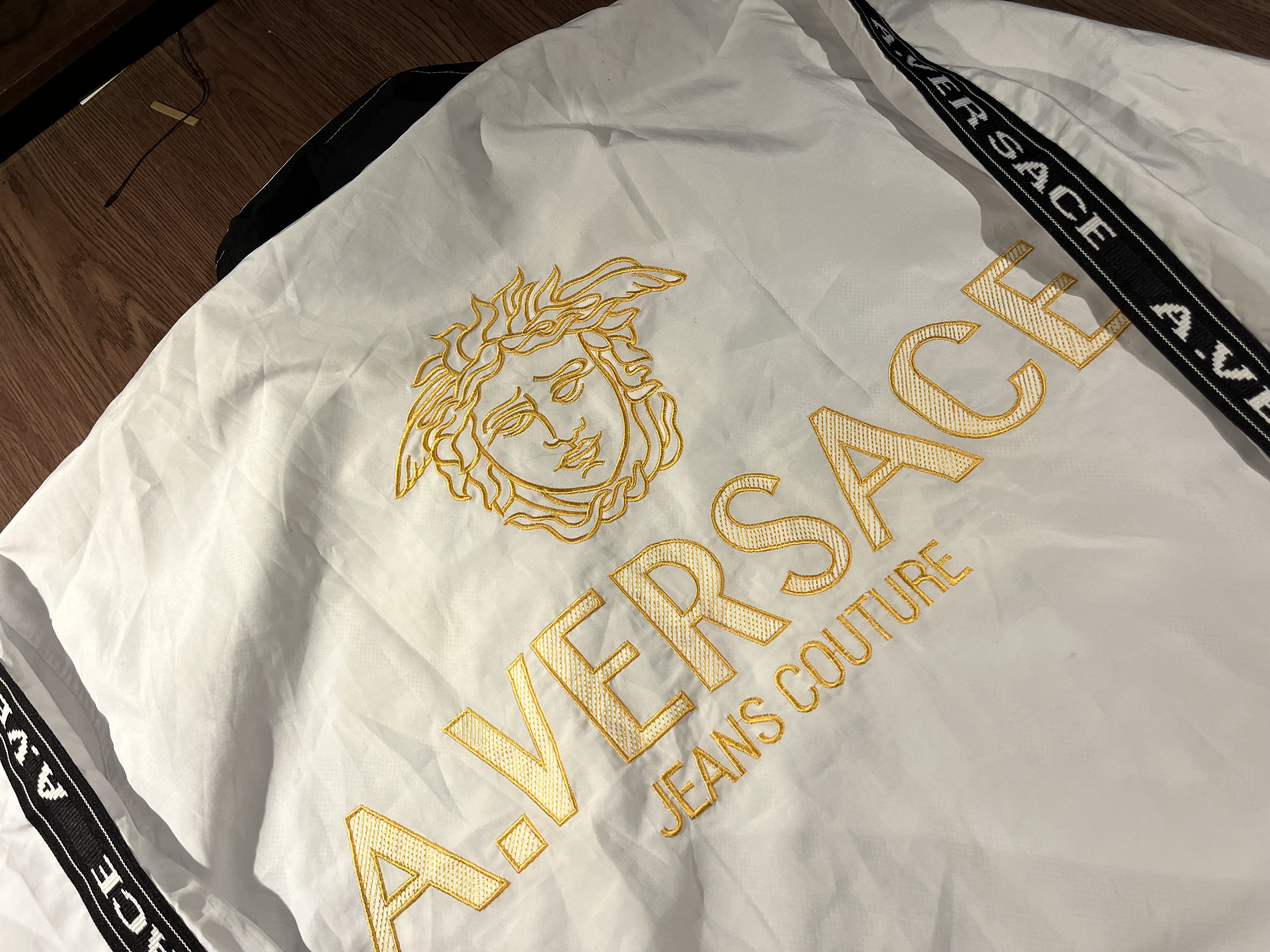 [XL] Alfredo Versace Big Logo Coach Jacket