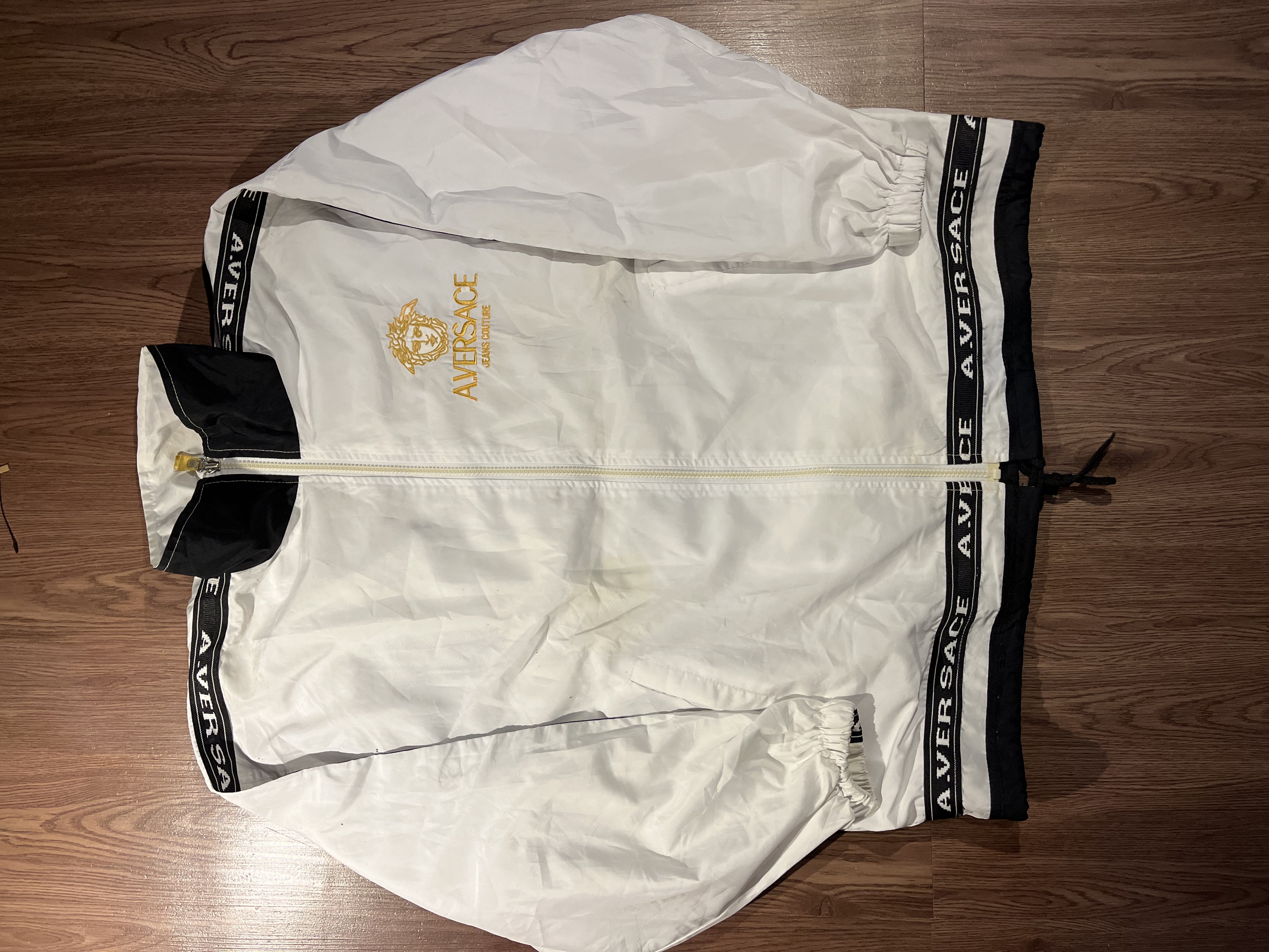 [XL] Alfredo Versace Big Logo Coach Jacket