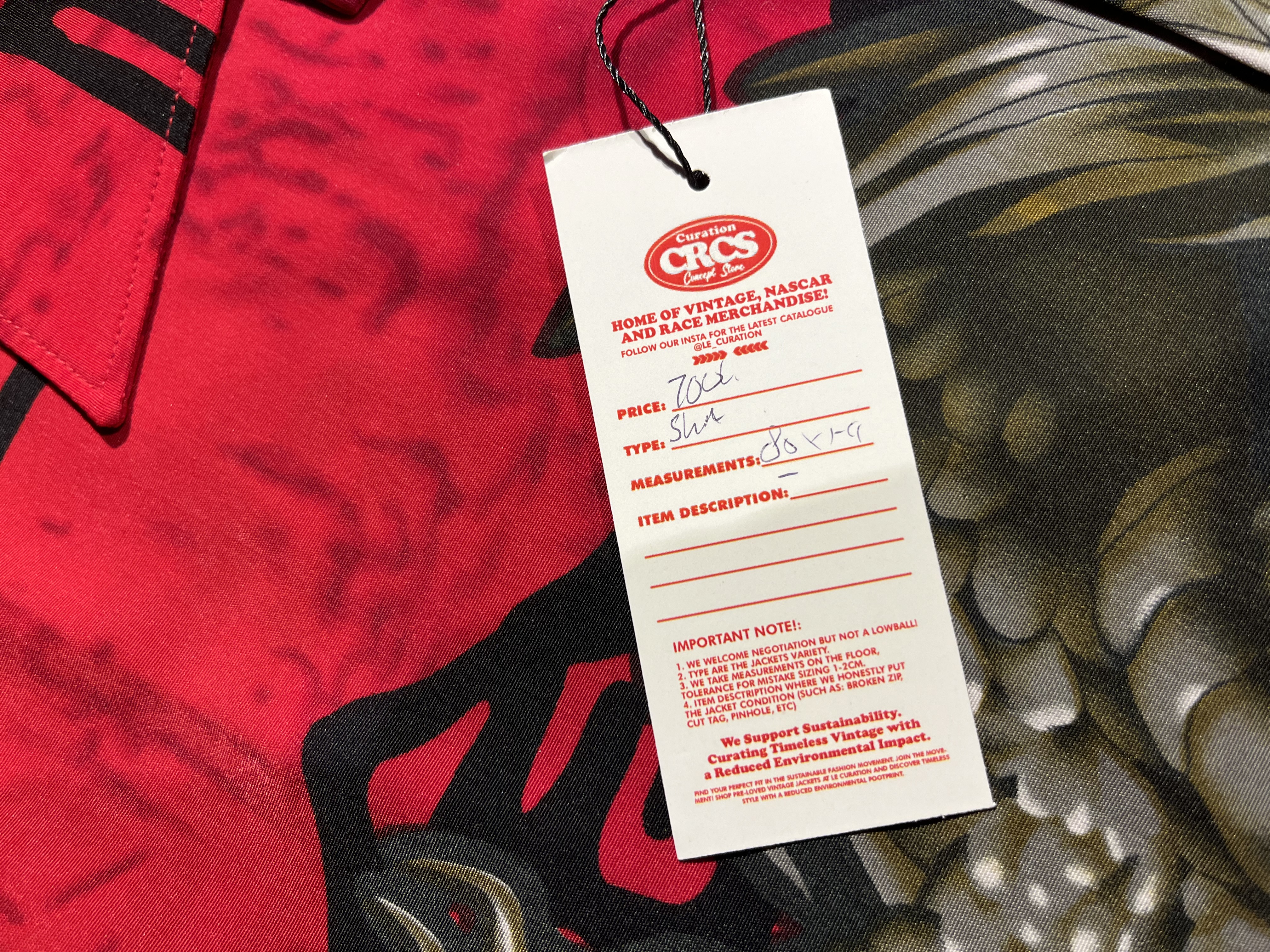 [XL] Vintage Mecca Japanese “Ryu” Dragon Full Print Shirt✨