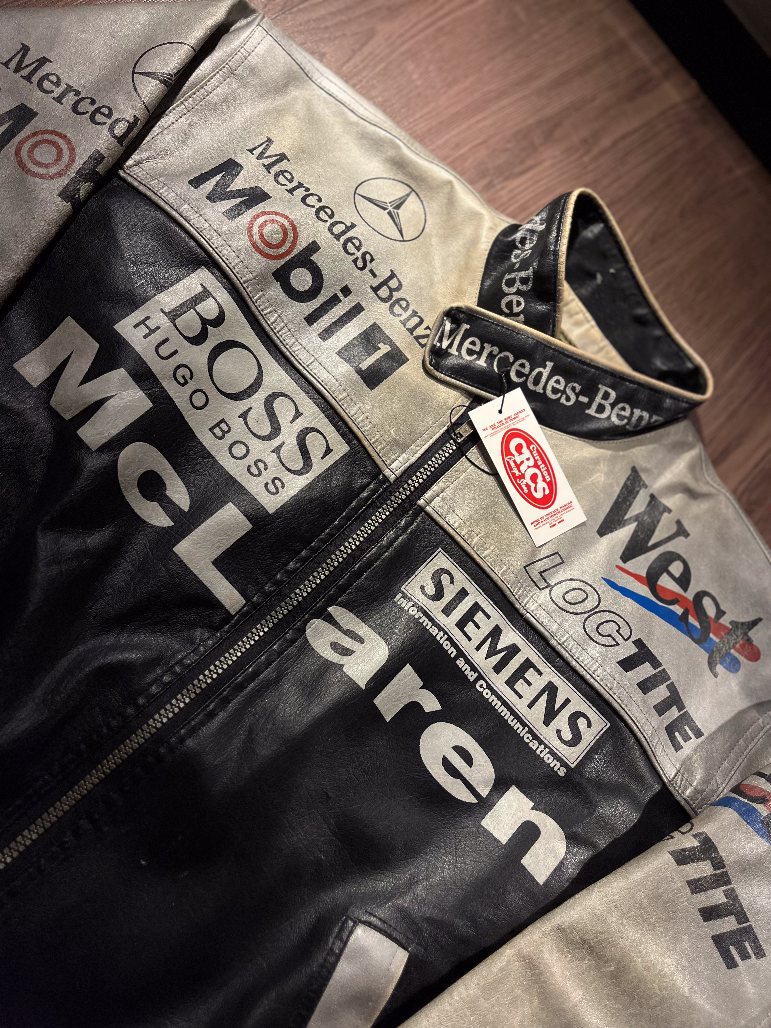 [XL] Mercedes-Benz McLaren F1 Team Leather Jacket✨