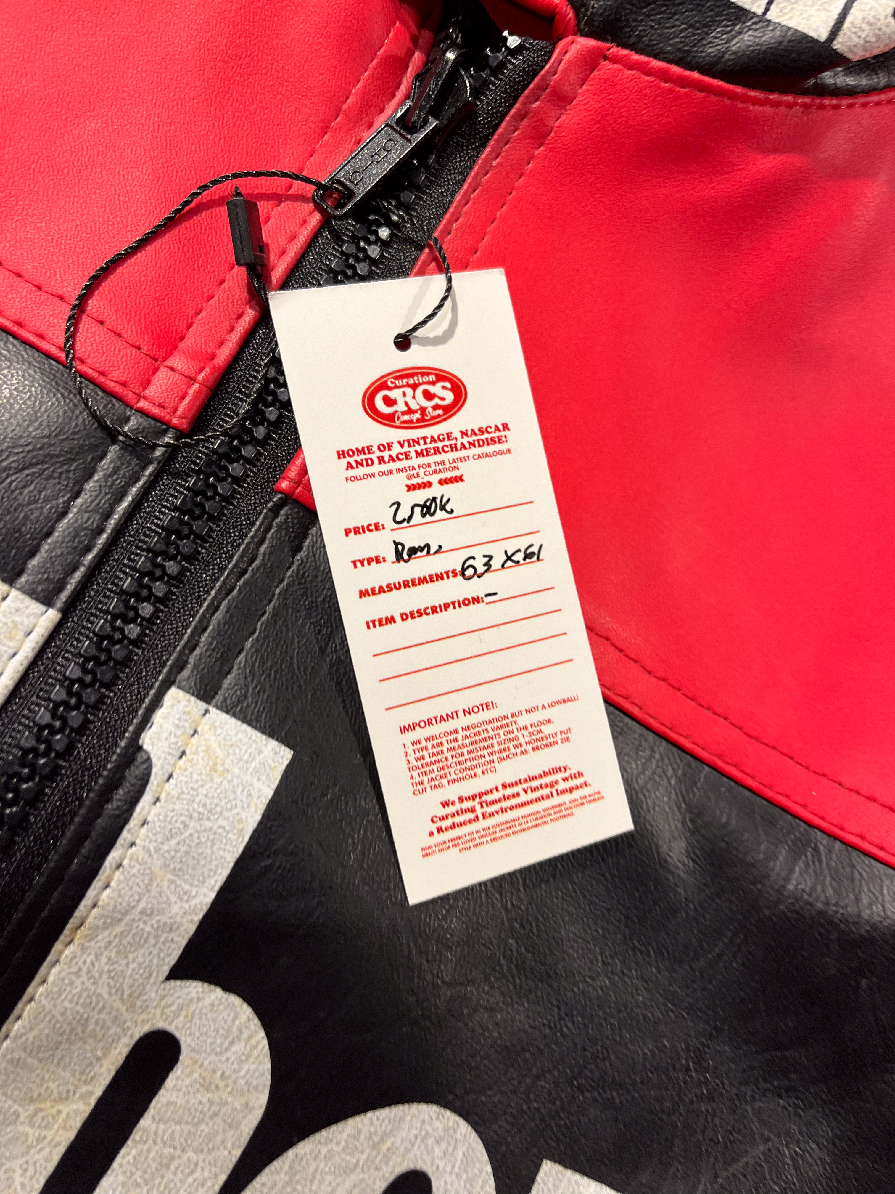 [L] Yamaha Marlboro Team Racing Leather Jacket✨