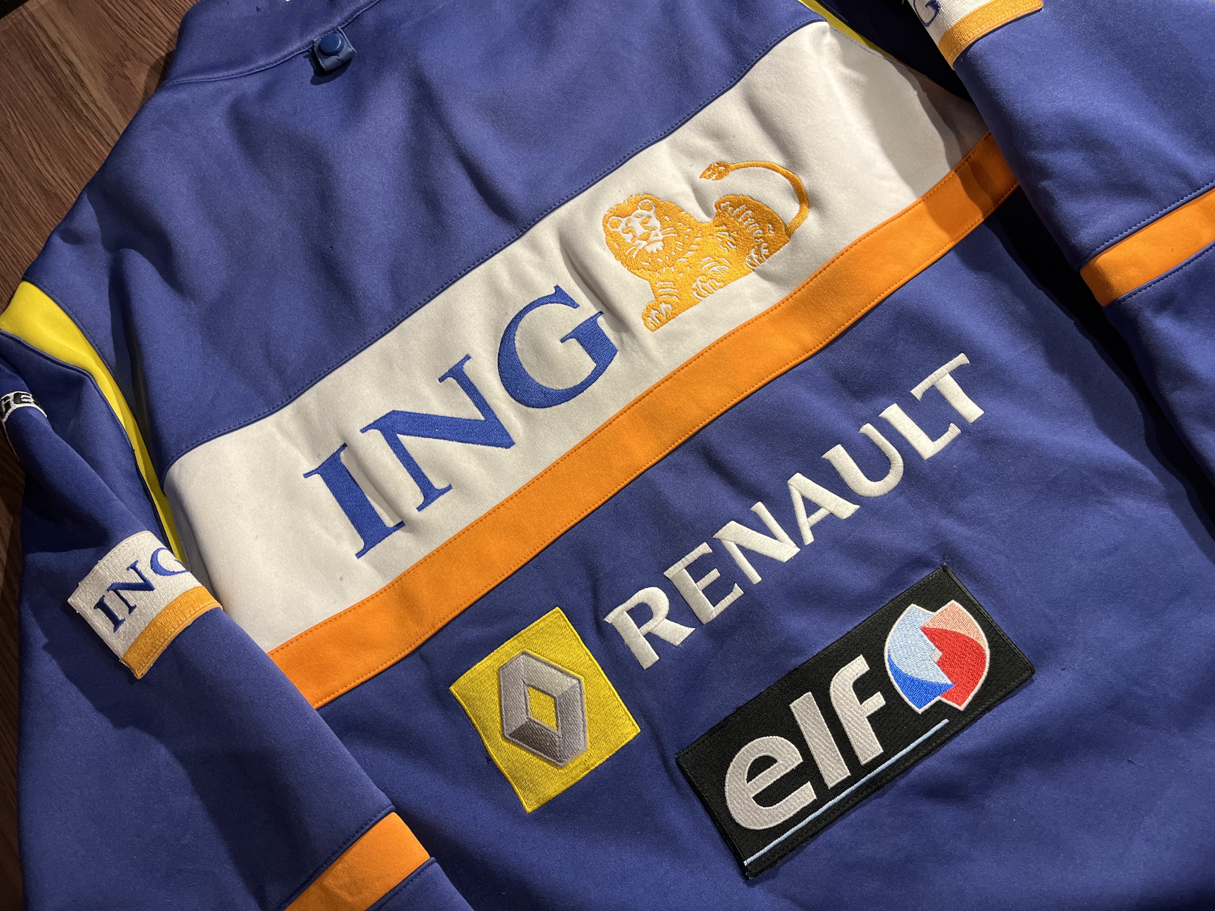 [XL] Vintage Renault ING Softshell racing Jacket✨