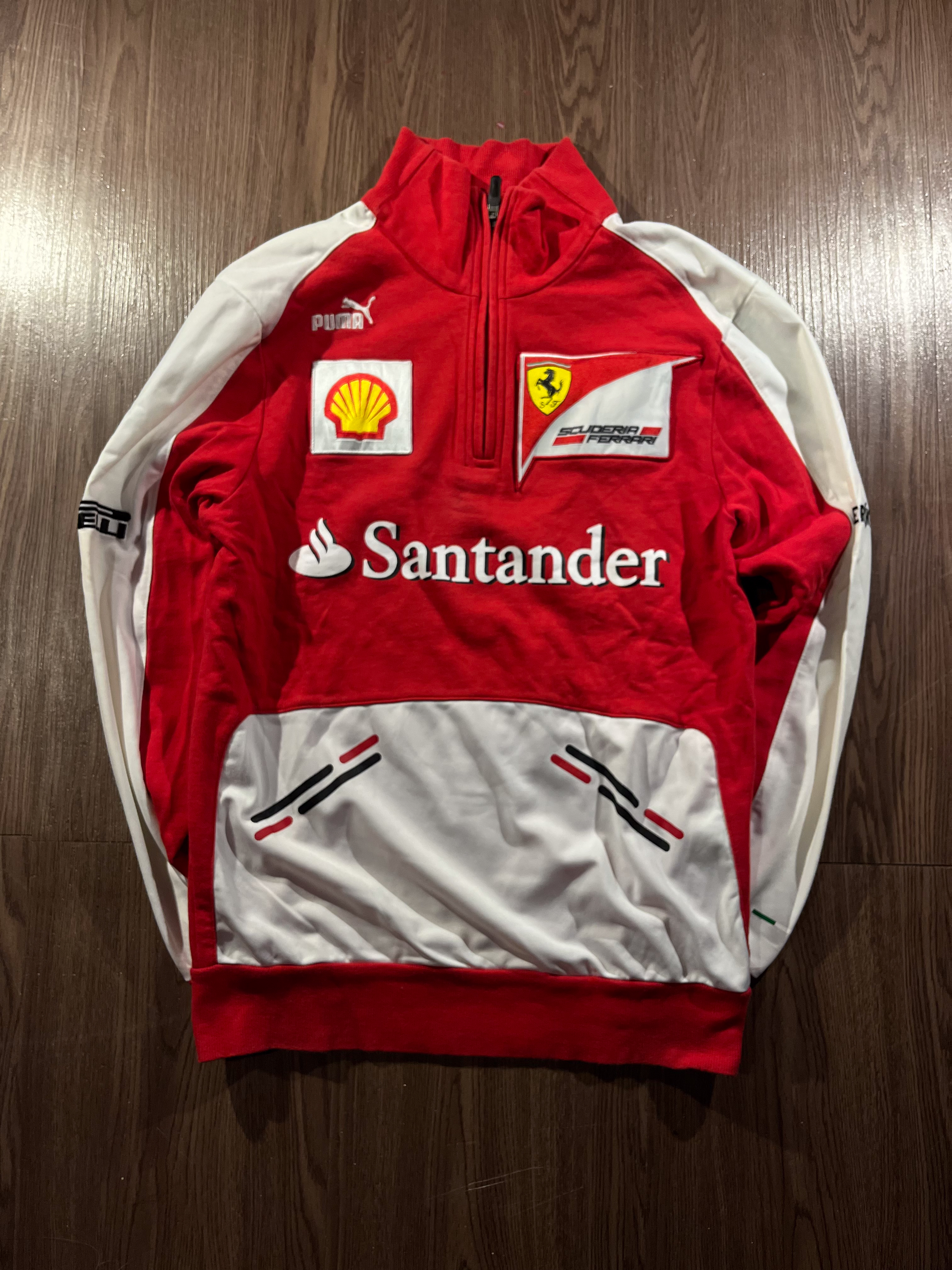 [S] Scuderia Ferrari Santander Half Zip✨