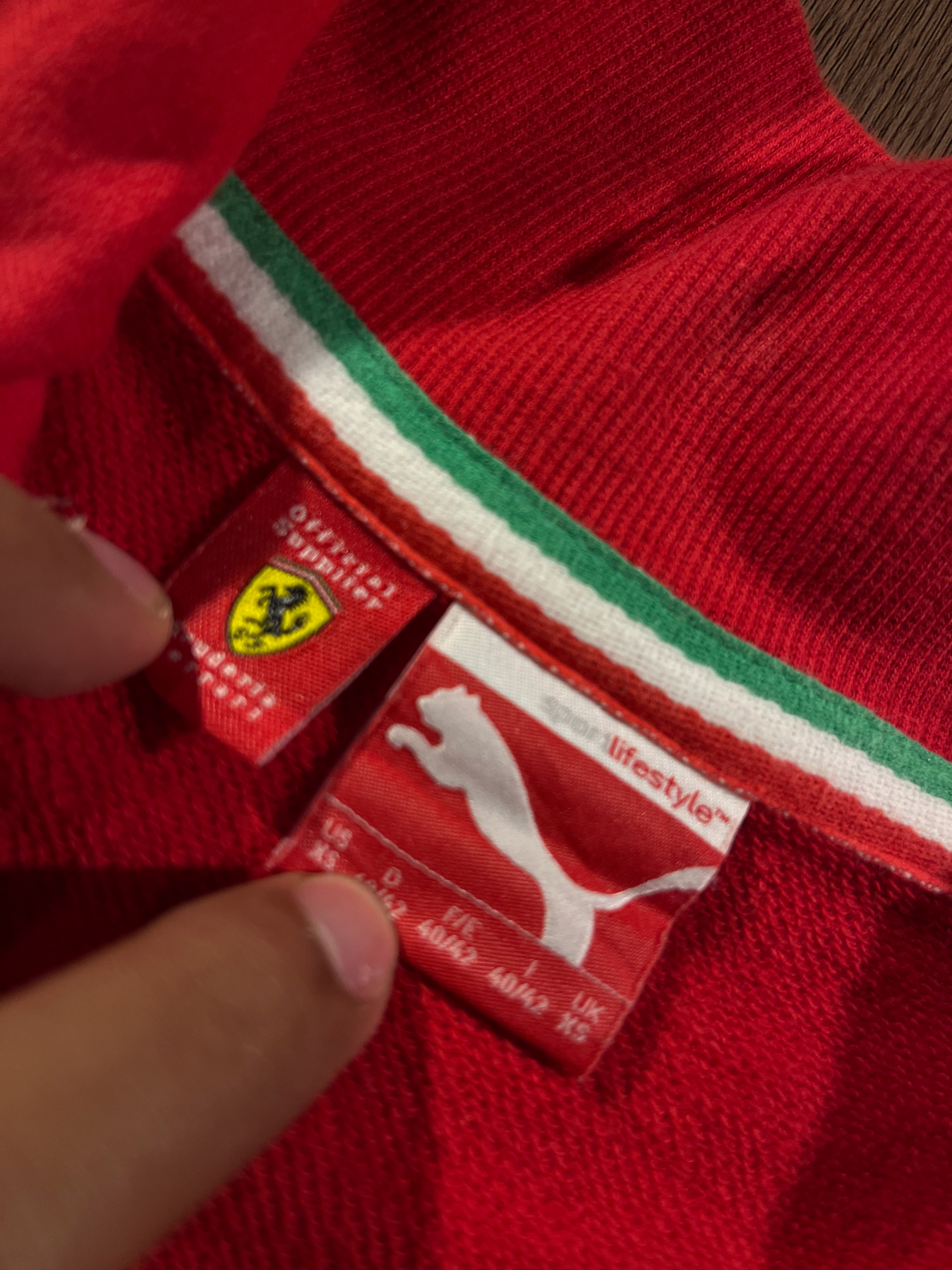 [S] Scuderia Ferrari Santander Half Zip✨