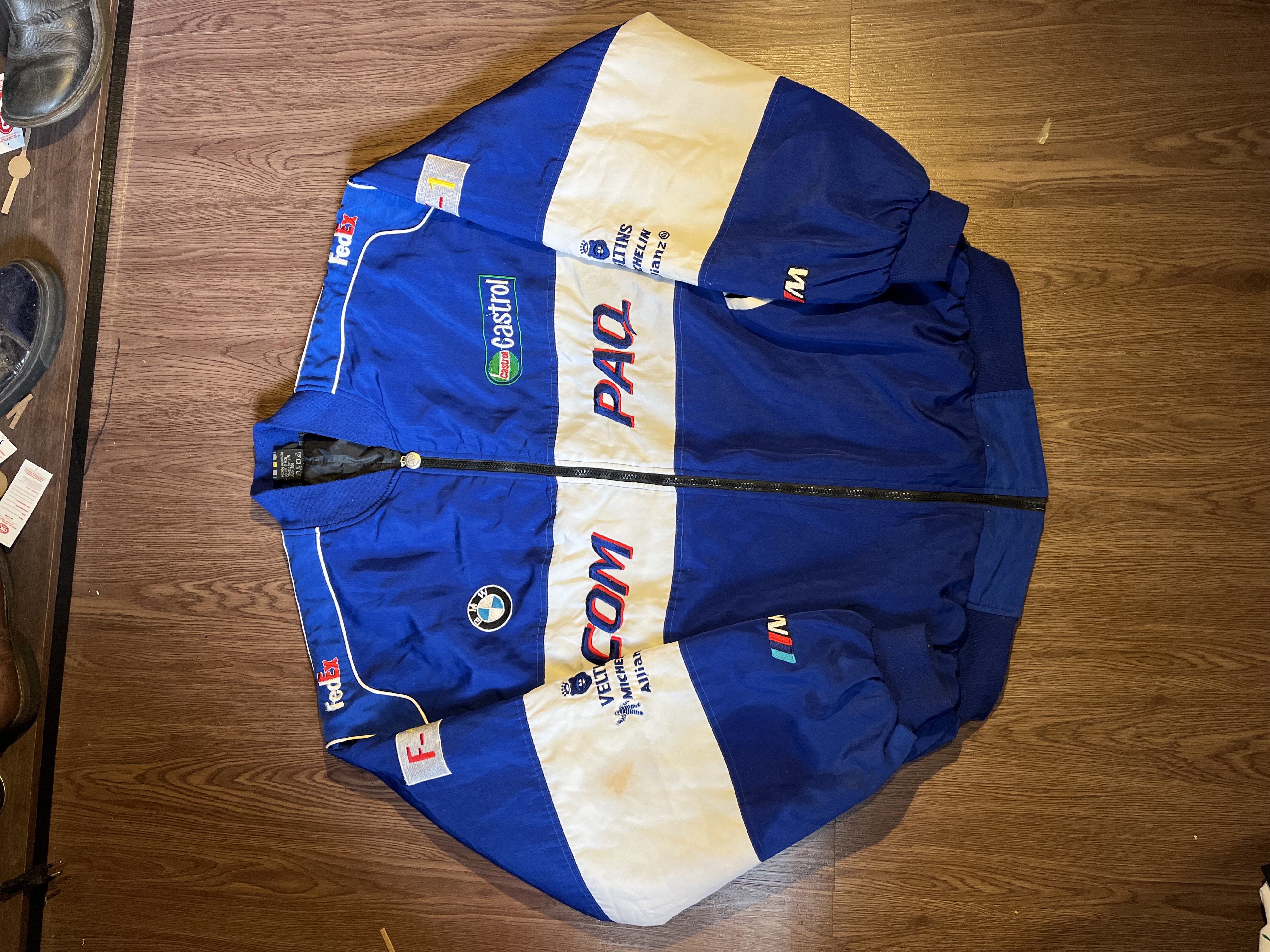 [XXL] Early 2000 BMW Compaq Juan Pablo Montoya F1 Team Racing Jacket✨