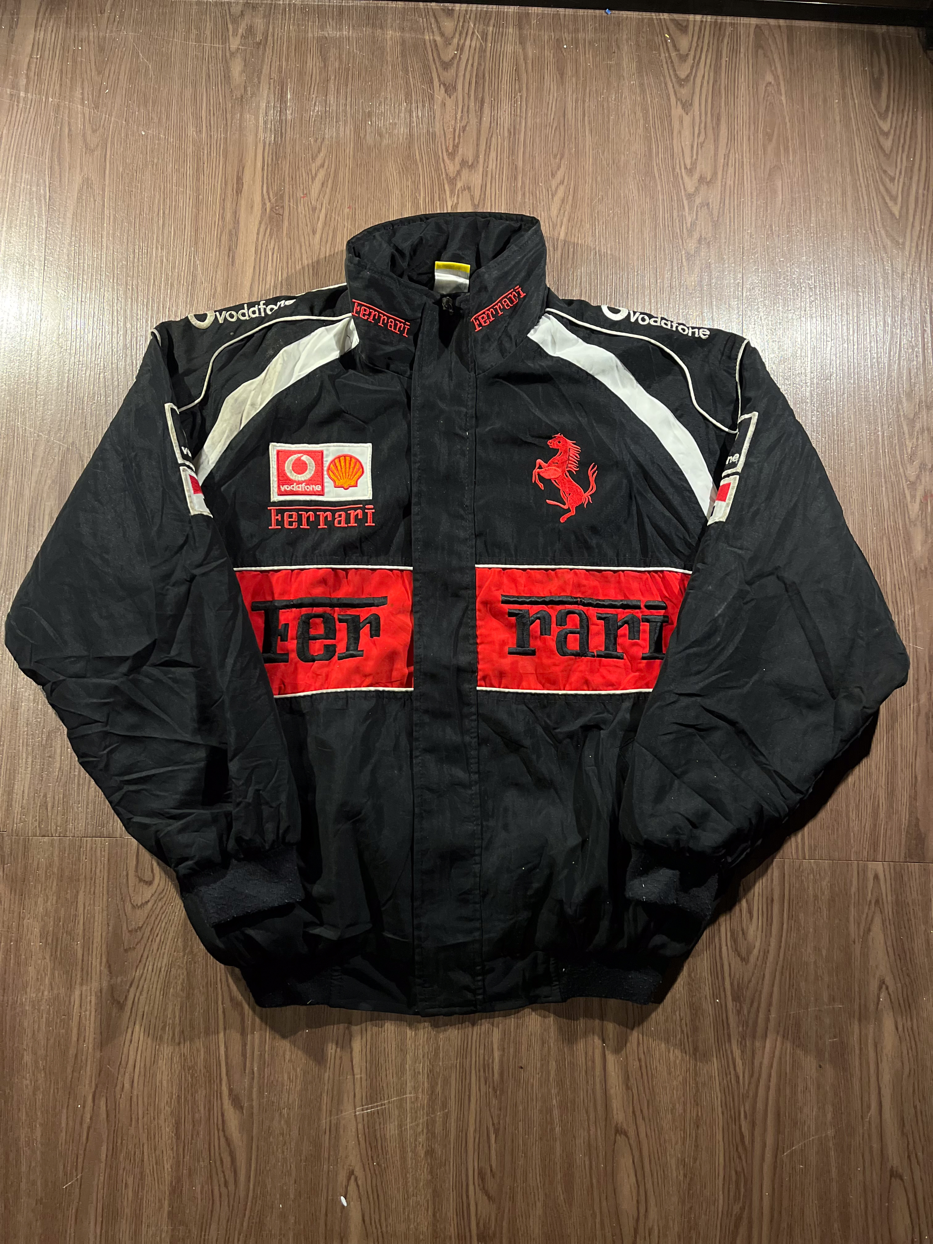 [L] Scuderia Ferrari F1 Team Classic Racing Jacket ✨