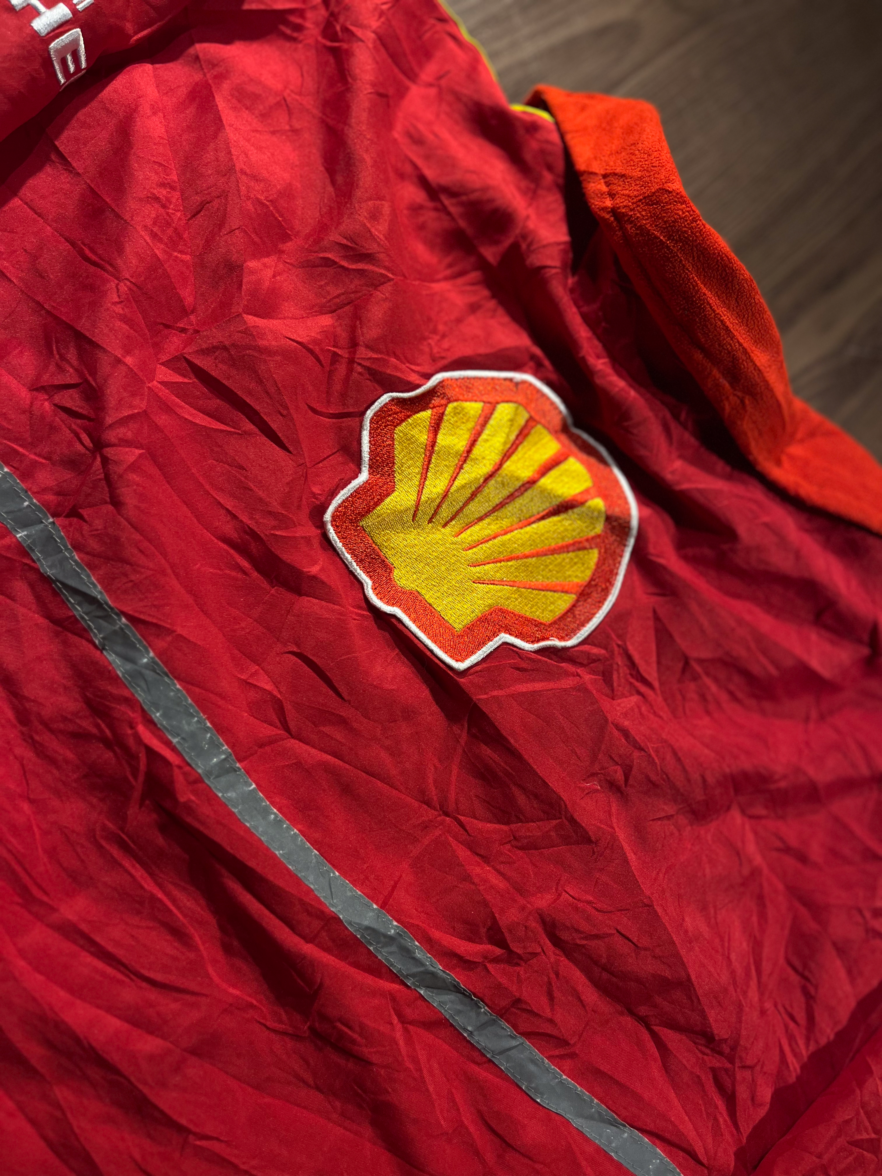 [L] Shell V Power Ferrari Technician Jacket✨
