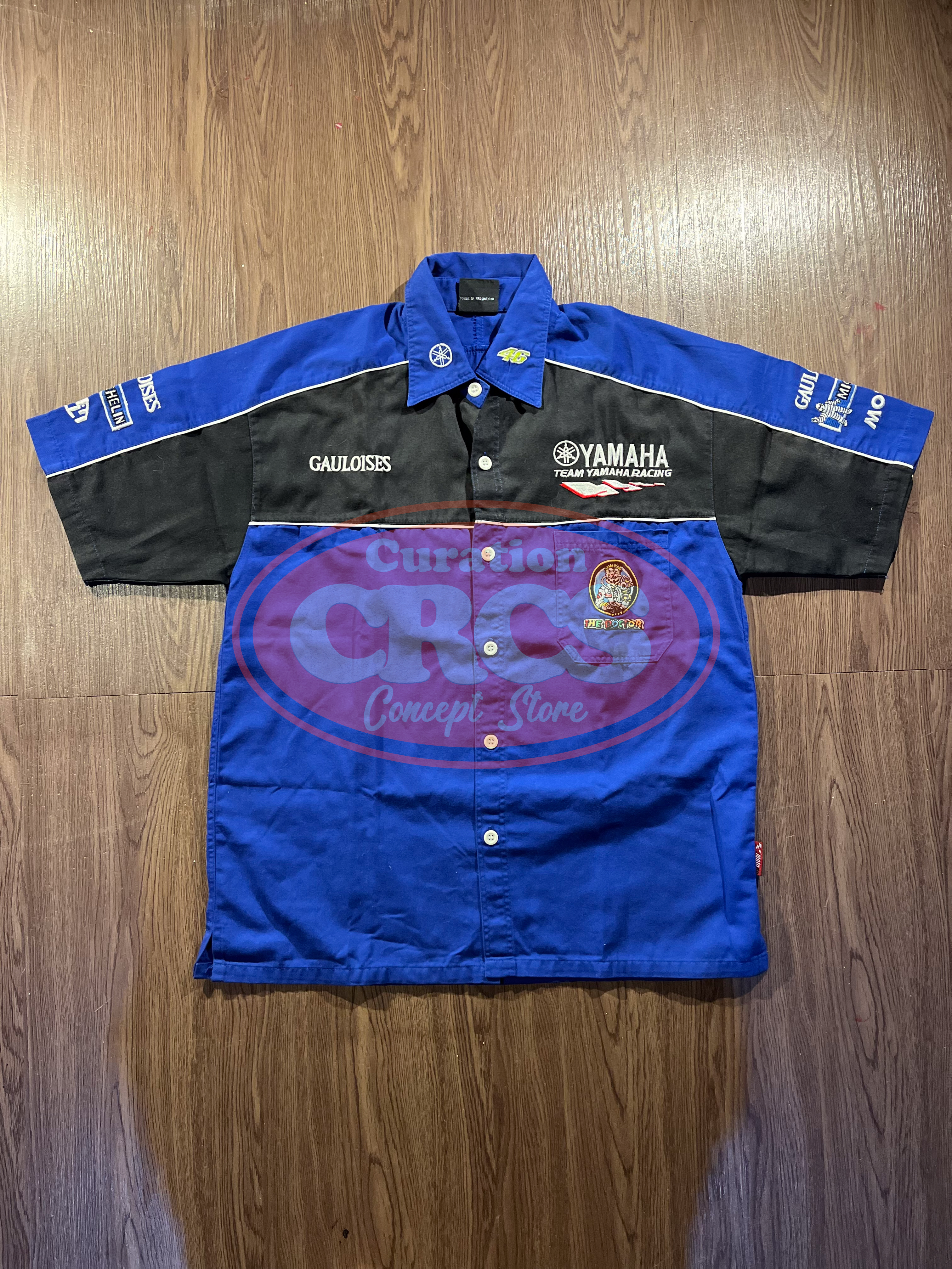 [L] MOTO Yamaha gauloises VR46 Racing Team Workshirt✨