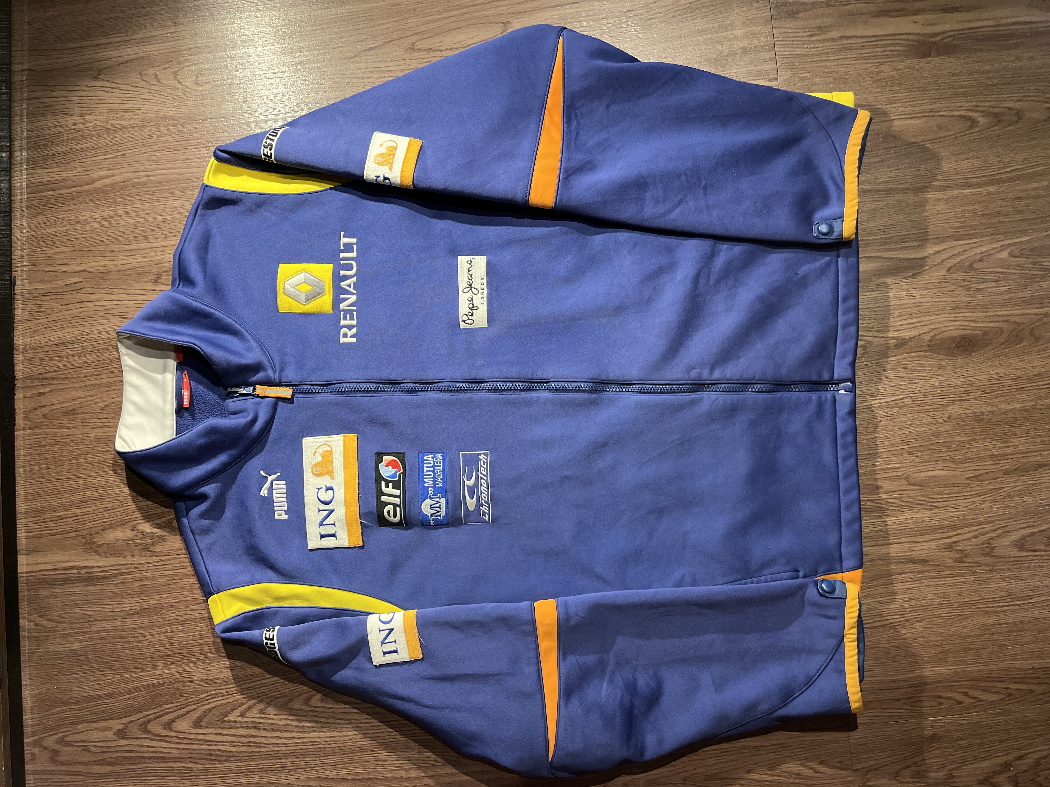 [XL] Vintage Renault ING Softshell racing Jacket✨