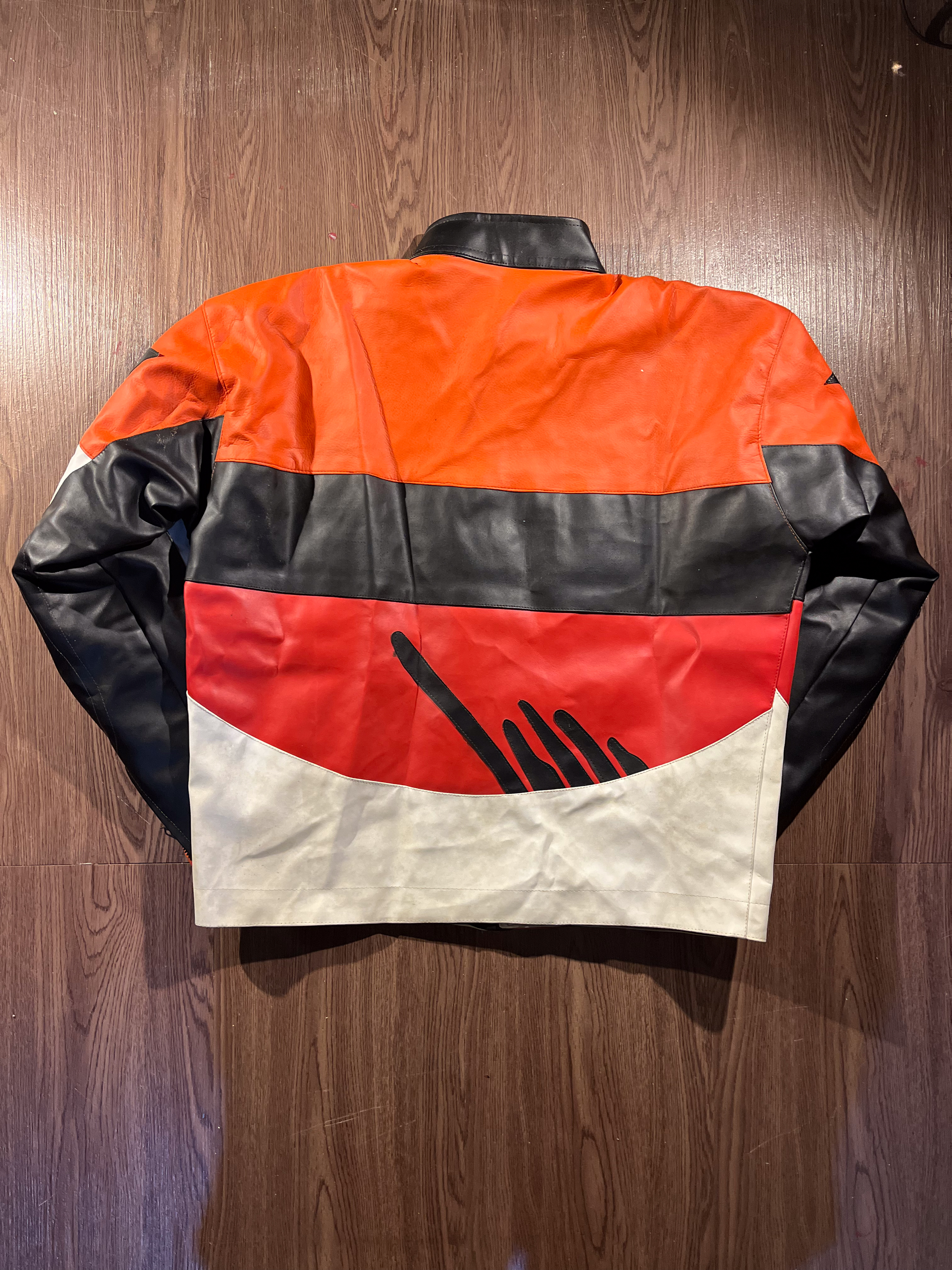 [L]  Vintage Honda Repsol Leather Biker Jacket ✨