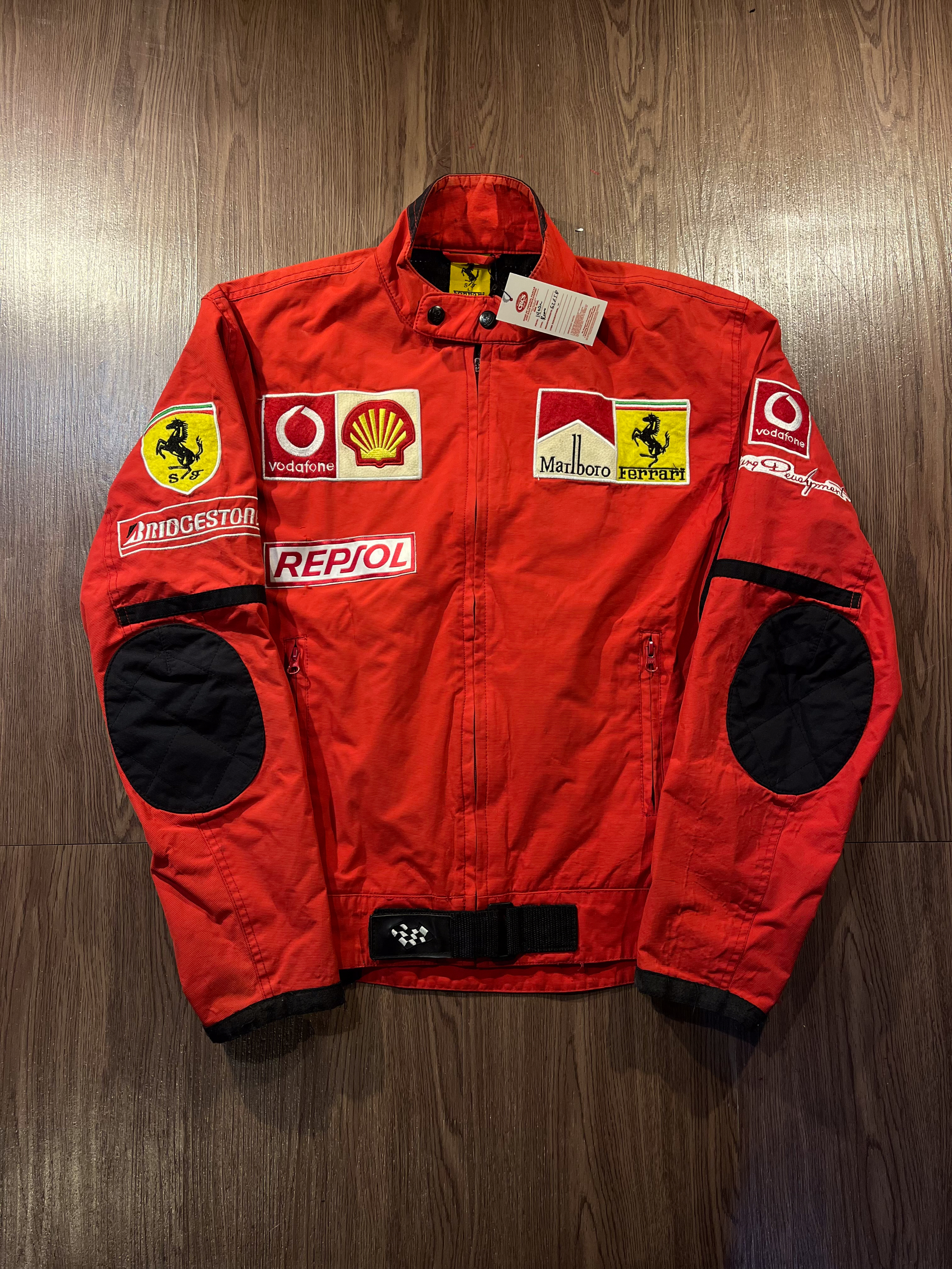 [L] Scuderia Ferrari Marlboro FedEx F1 Team Racing Jacket✨