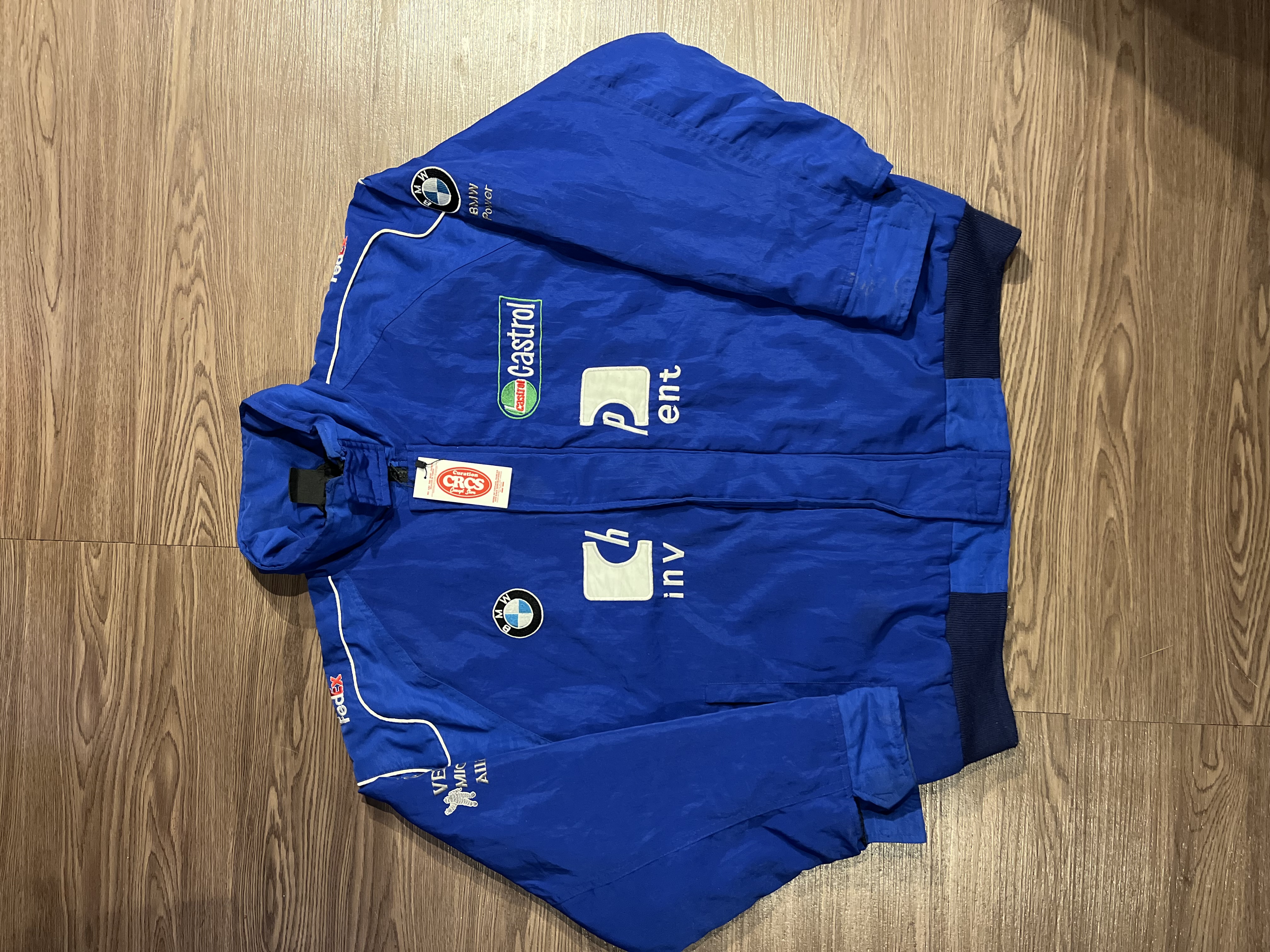 [XL] early 2000s BMW HP Invent F1 Race team jacket Juan Pablo Montoya era✨