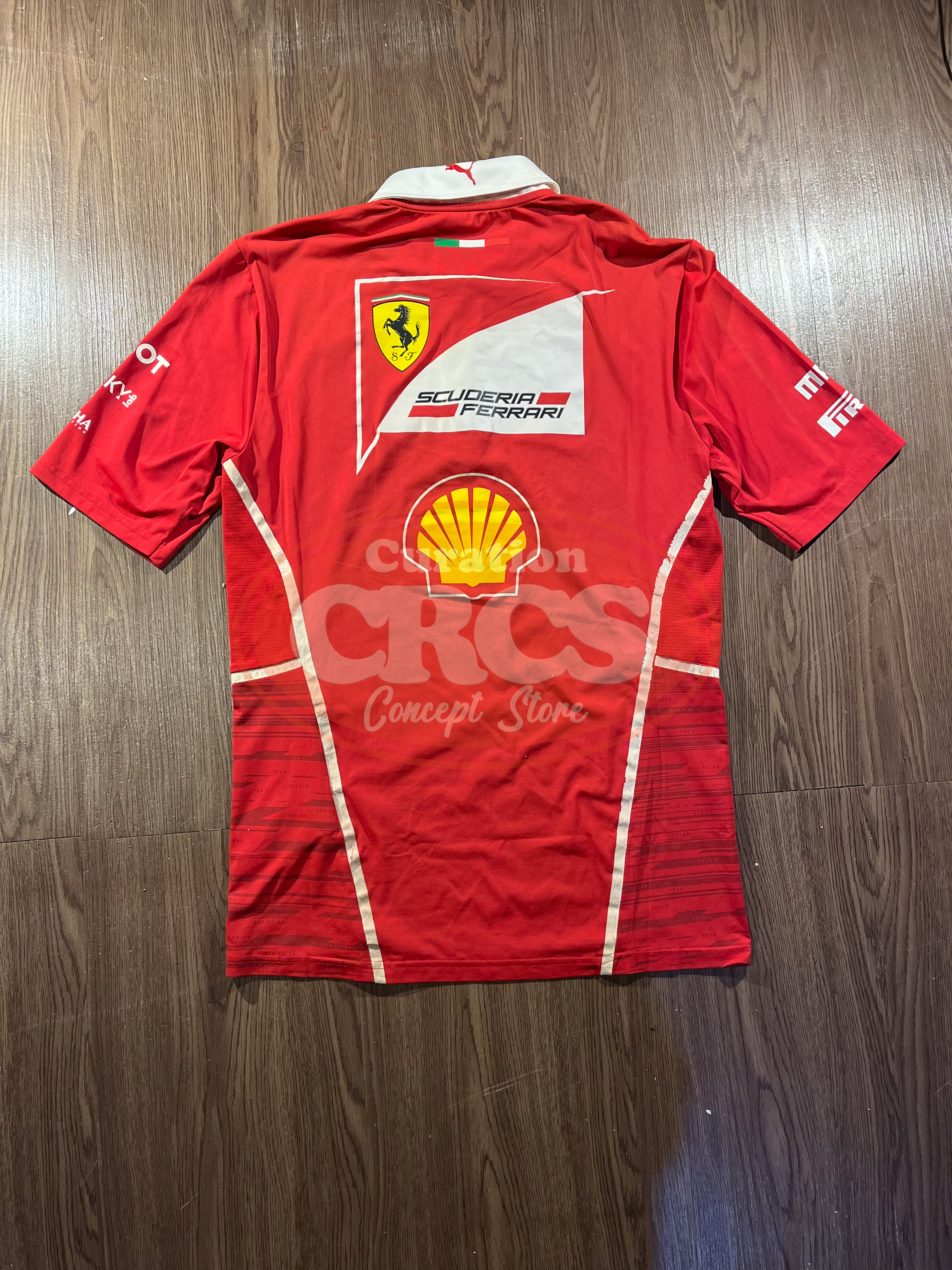 [S] Scuderia Ferrari Santander F1 Half Zip Team Workshirt ✨