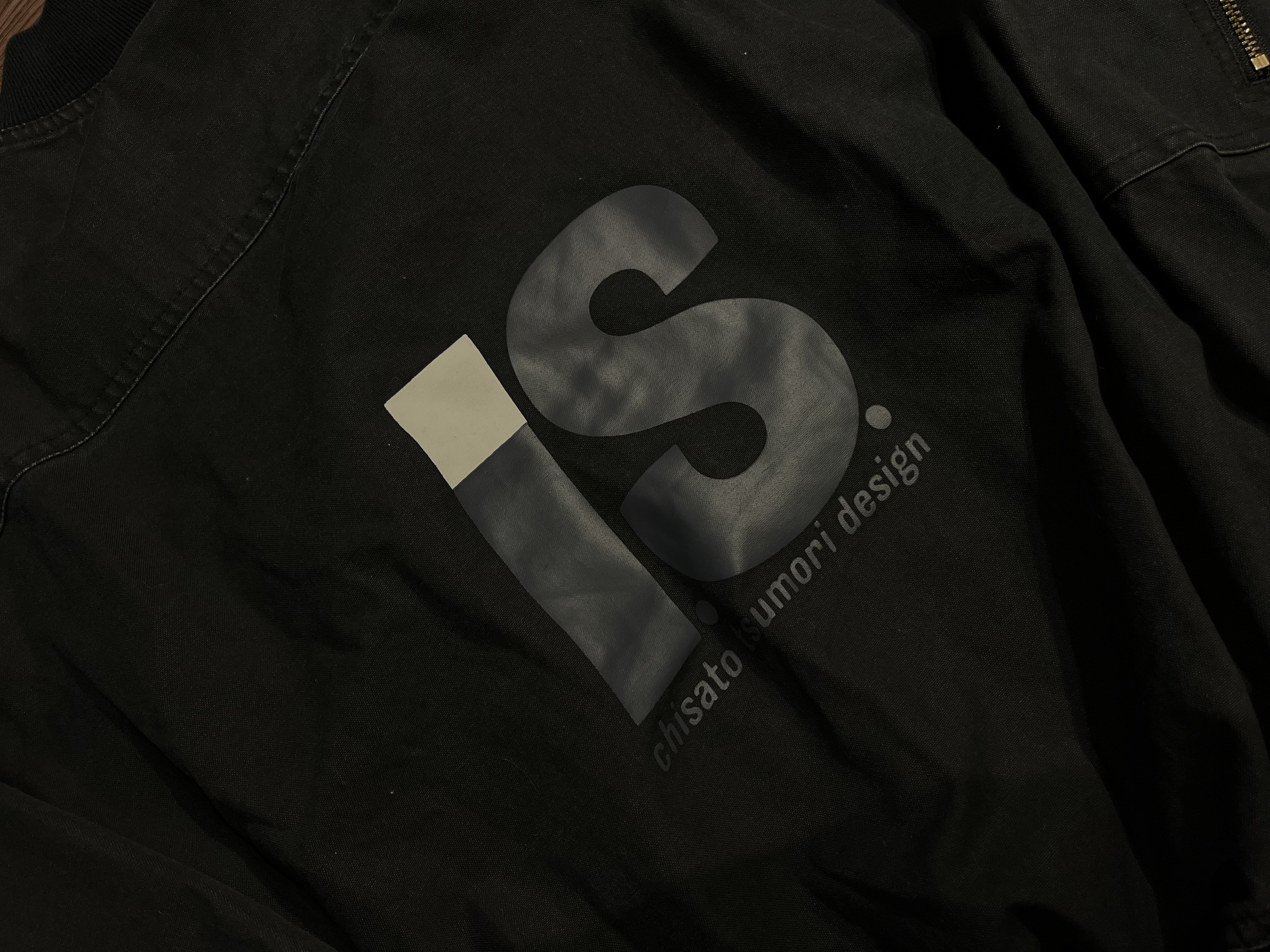 [L] 80s Issey Miyake I.S. Sport Tsumori Chisato Canvas Bomber Jacket