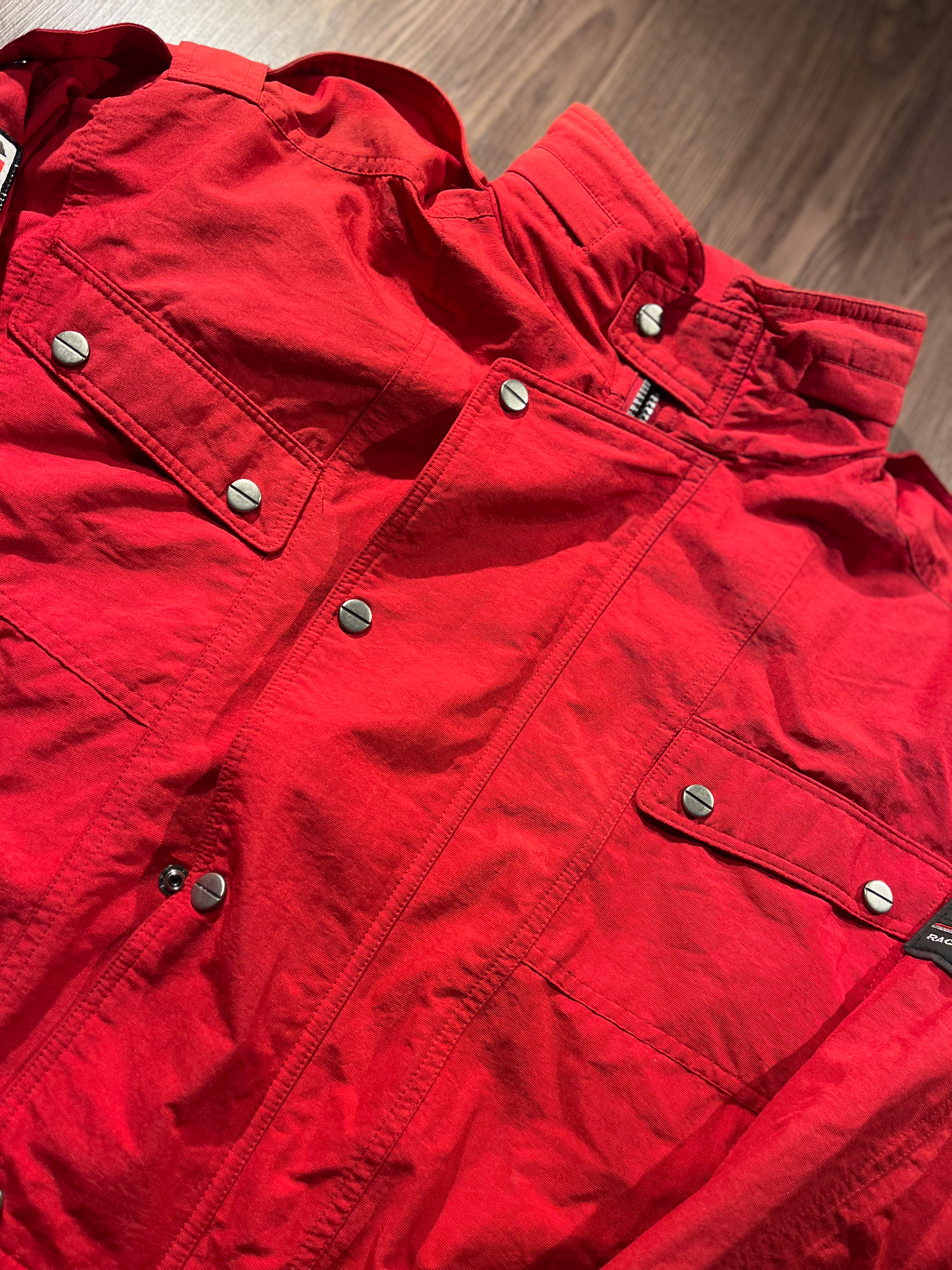 [L] HISTORICAL PIECE! 80s Honda Marlboro McLaren Ayrton Senna Era Team Racing Jacket✨