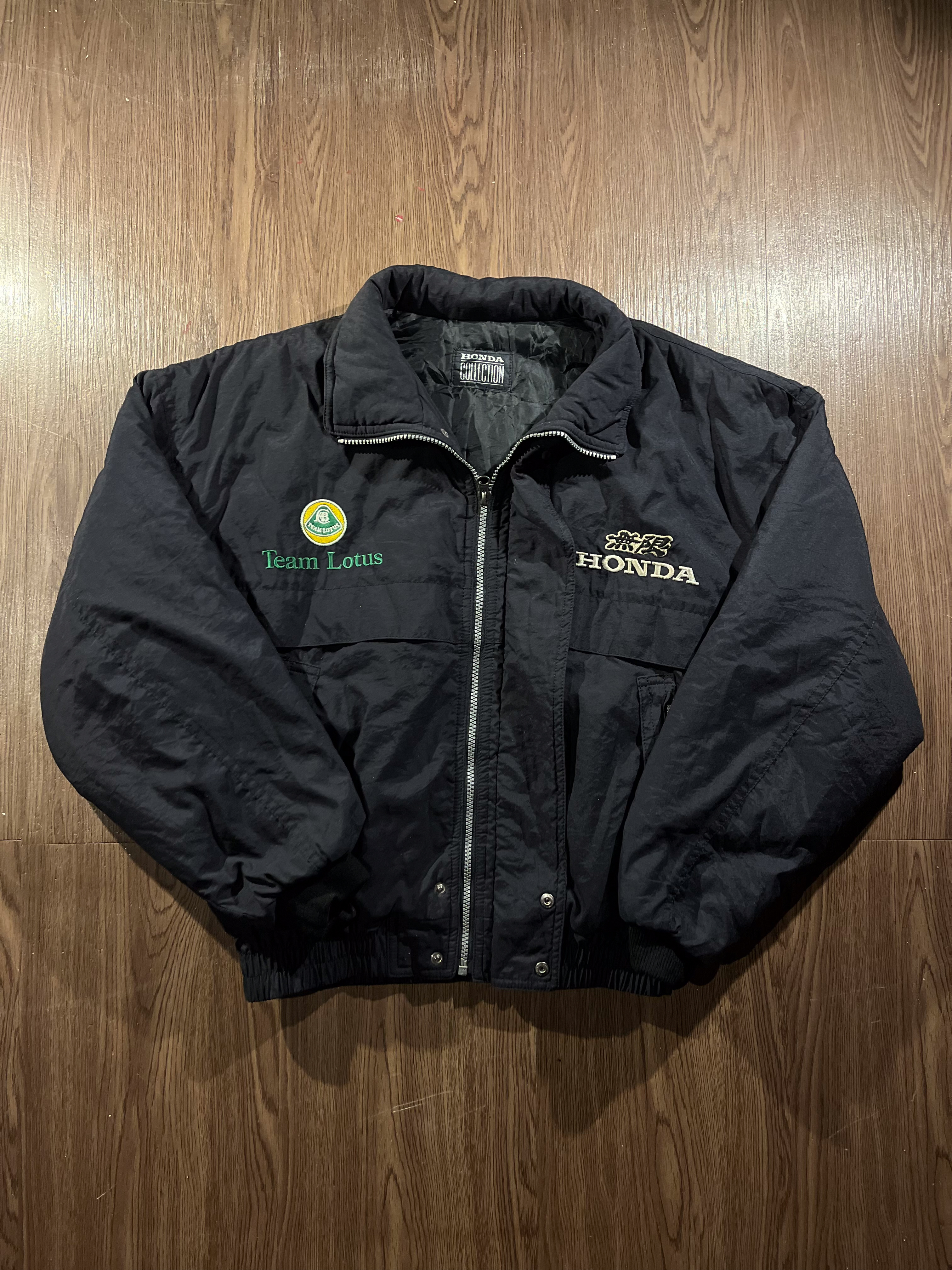 [L] 1992 Lotus Team F1 Powered by Honda Mugen Engine Jacket ✨