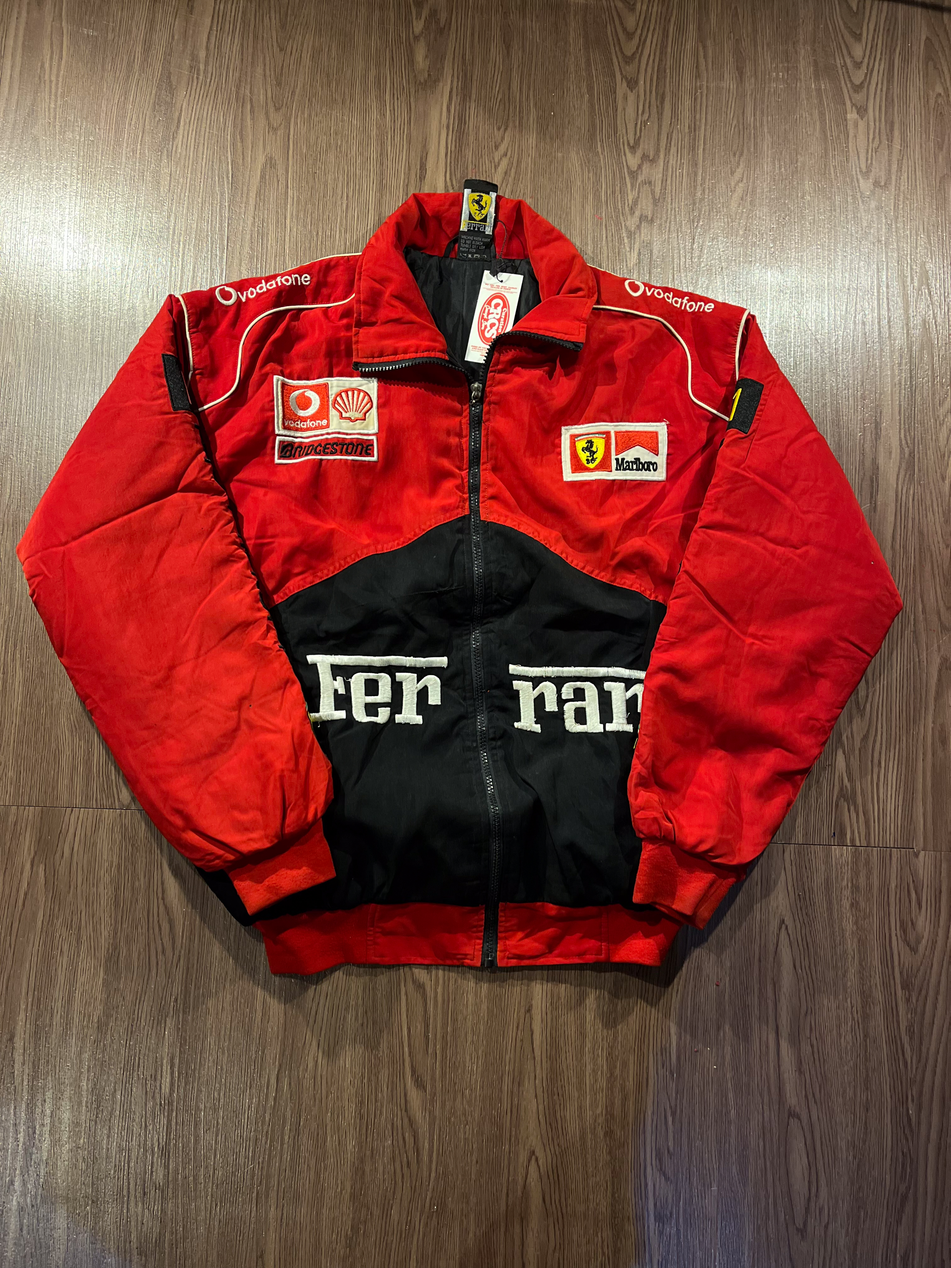 [XL] Scuderia Marlboro Ferrari Michael Schumacher F1 Team Racing Jacket✨