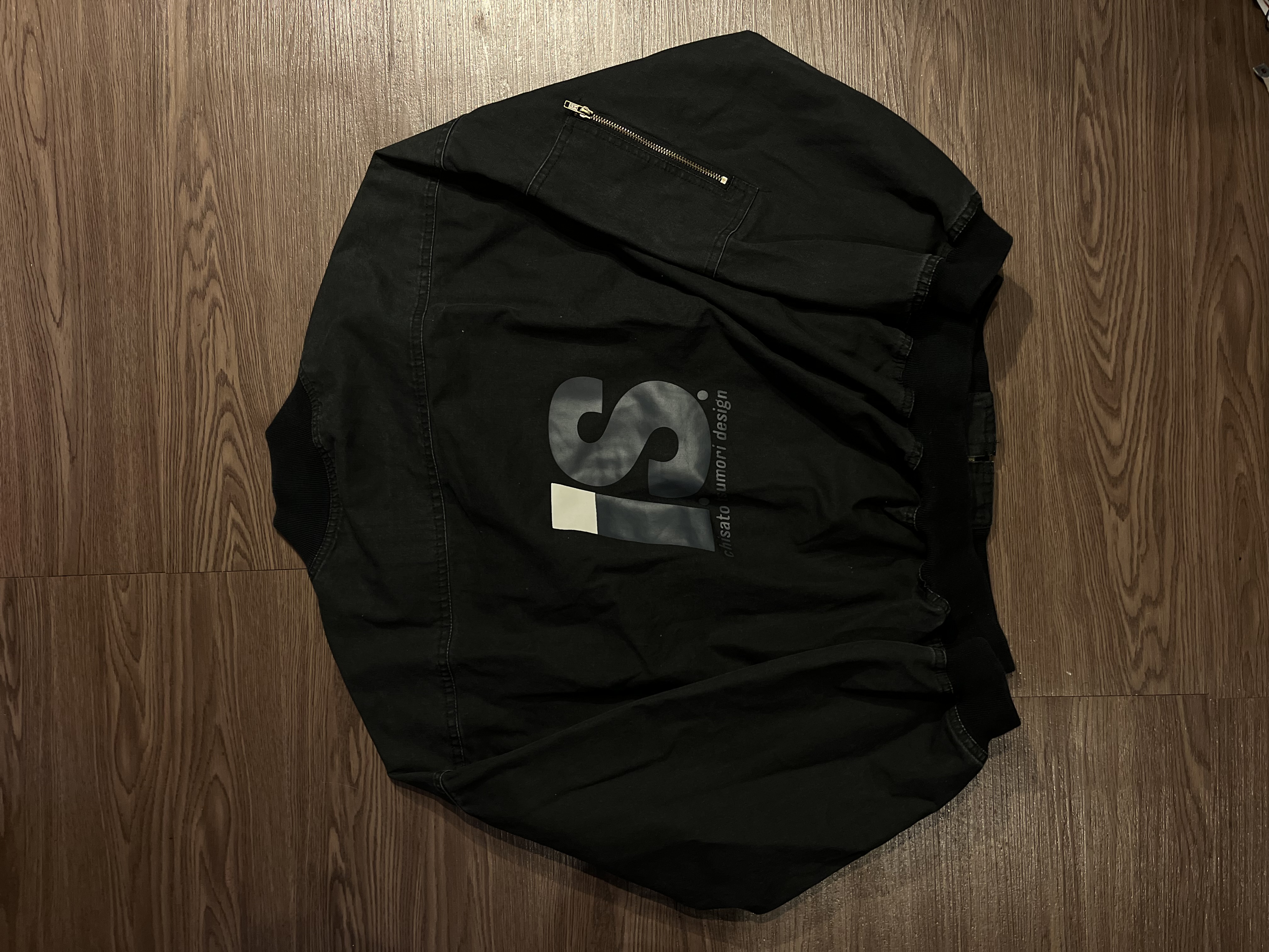 [L] 80s Issey Miyake I.S. Sport Tsumori Chisato Canvas Bomber Jacket