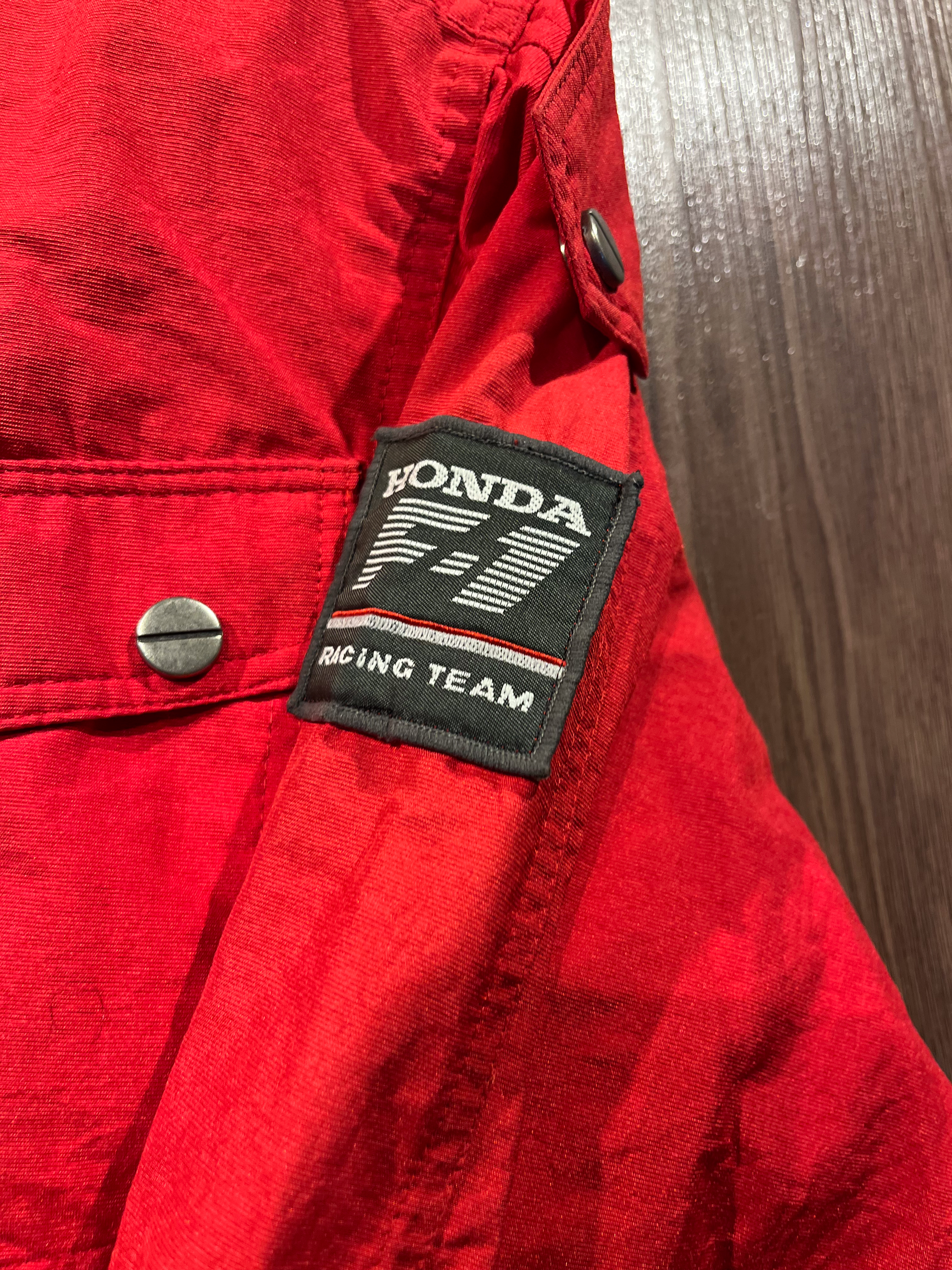 [L] HISTORICAL PIECE! 80s Honda Marlboro McLaren Ayrton Senna Era Team Racing Jacket✨