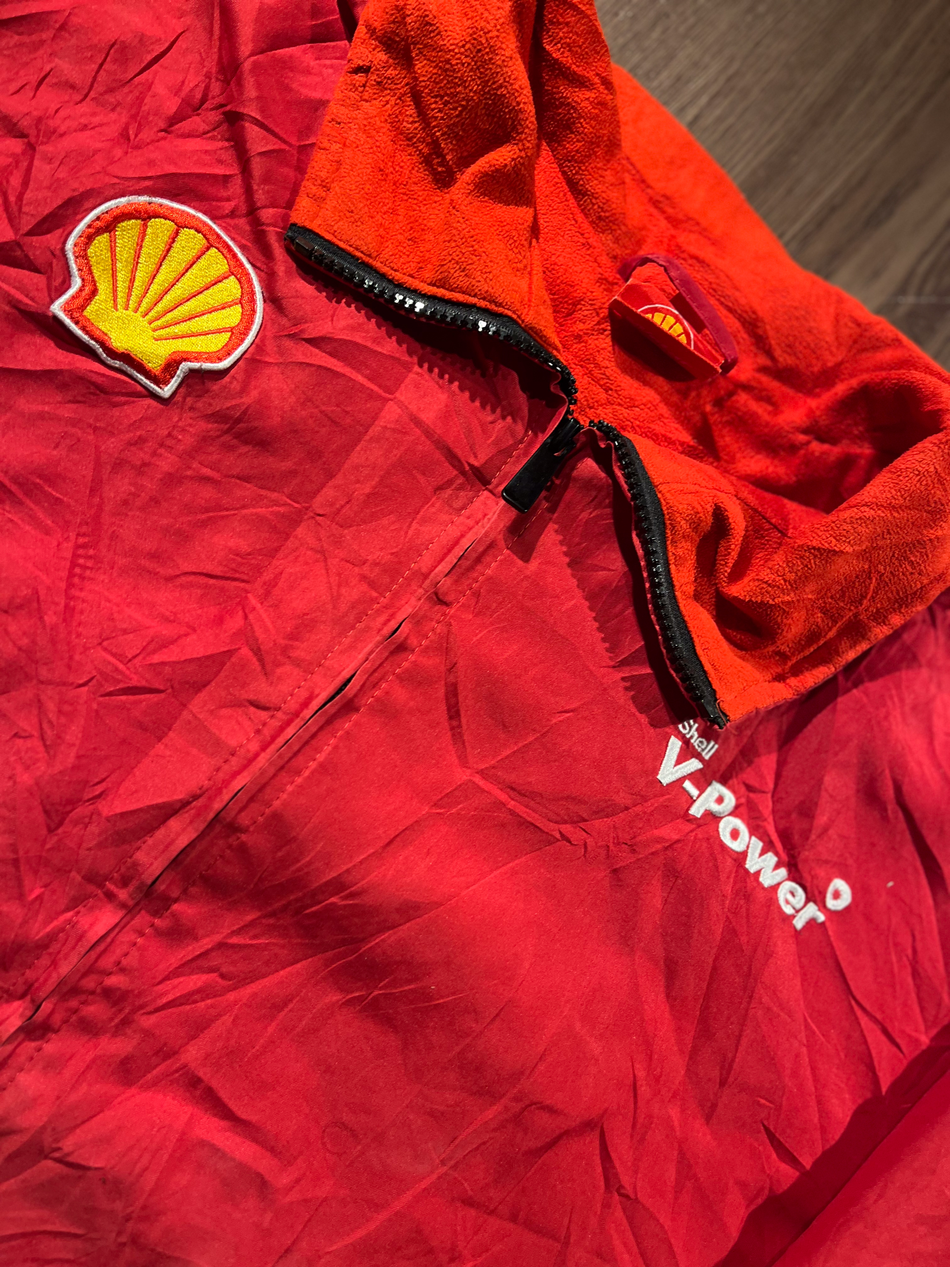 [L] Shell V Power Ferrari Technician Jacket✨