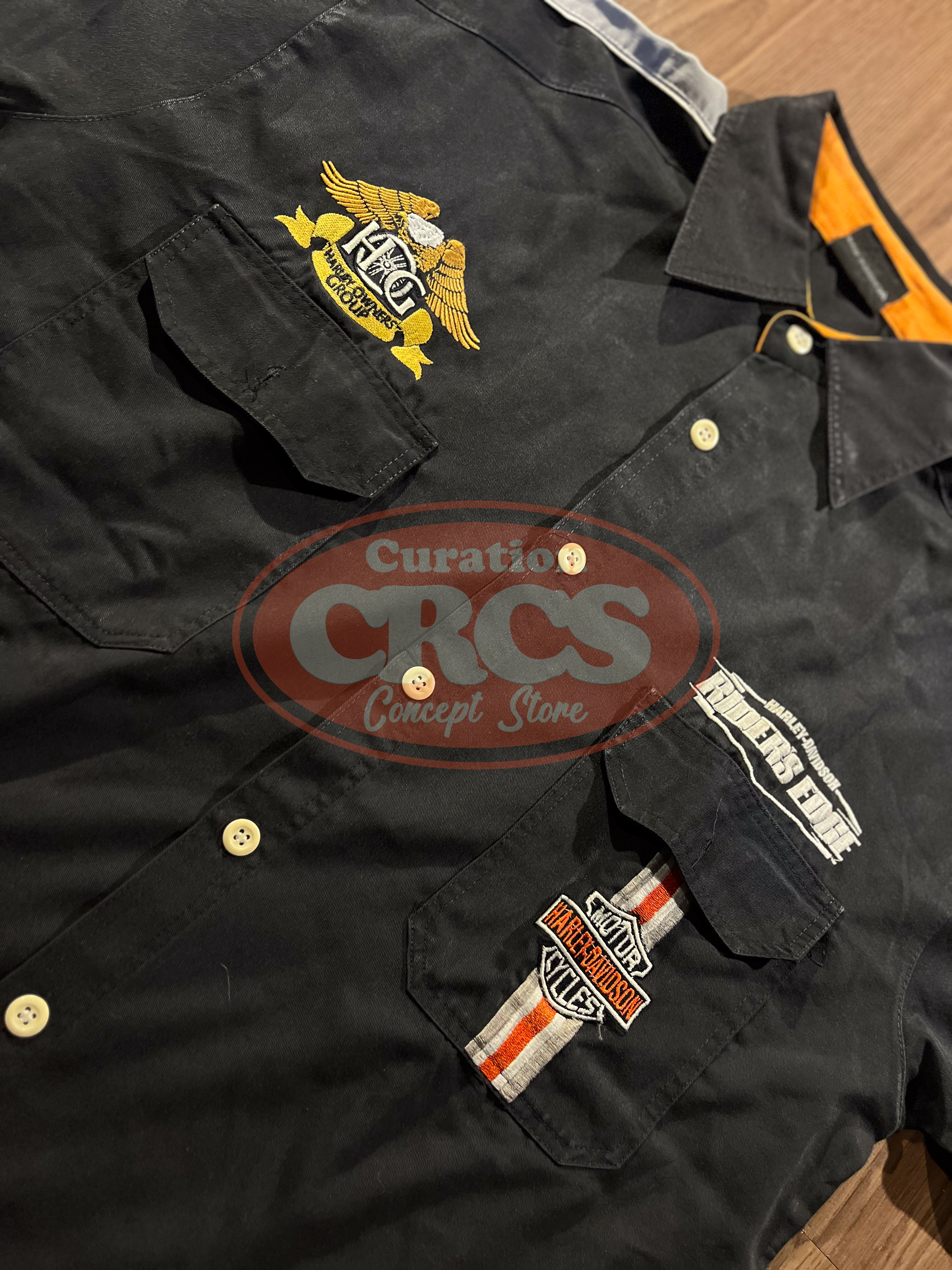 [L] Harley Davidson Riders Edge Workshirt✨