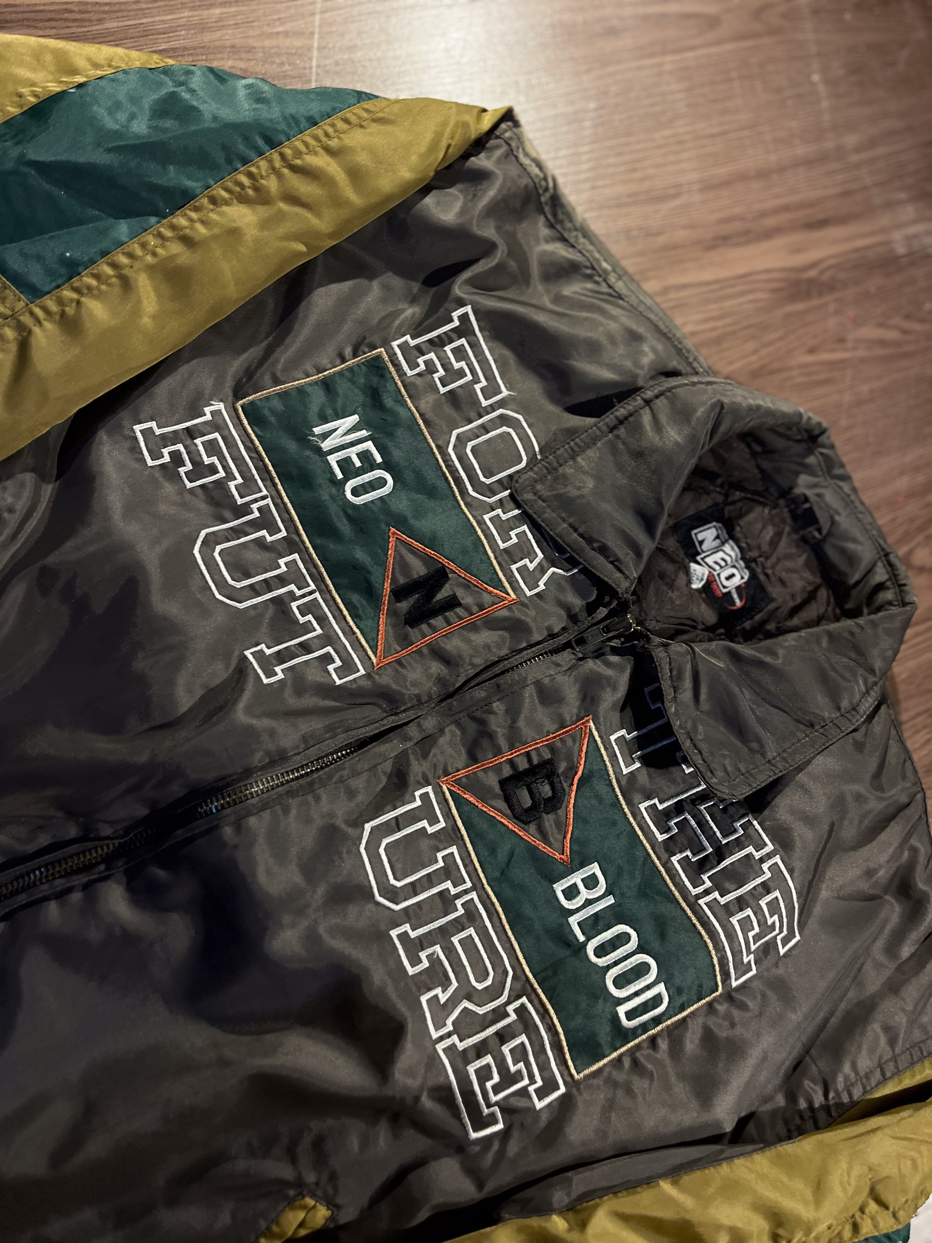 [XL]  Vintage Neo Blood Bomber Embroidery Jacket ✨