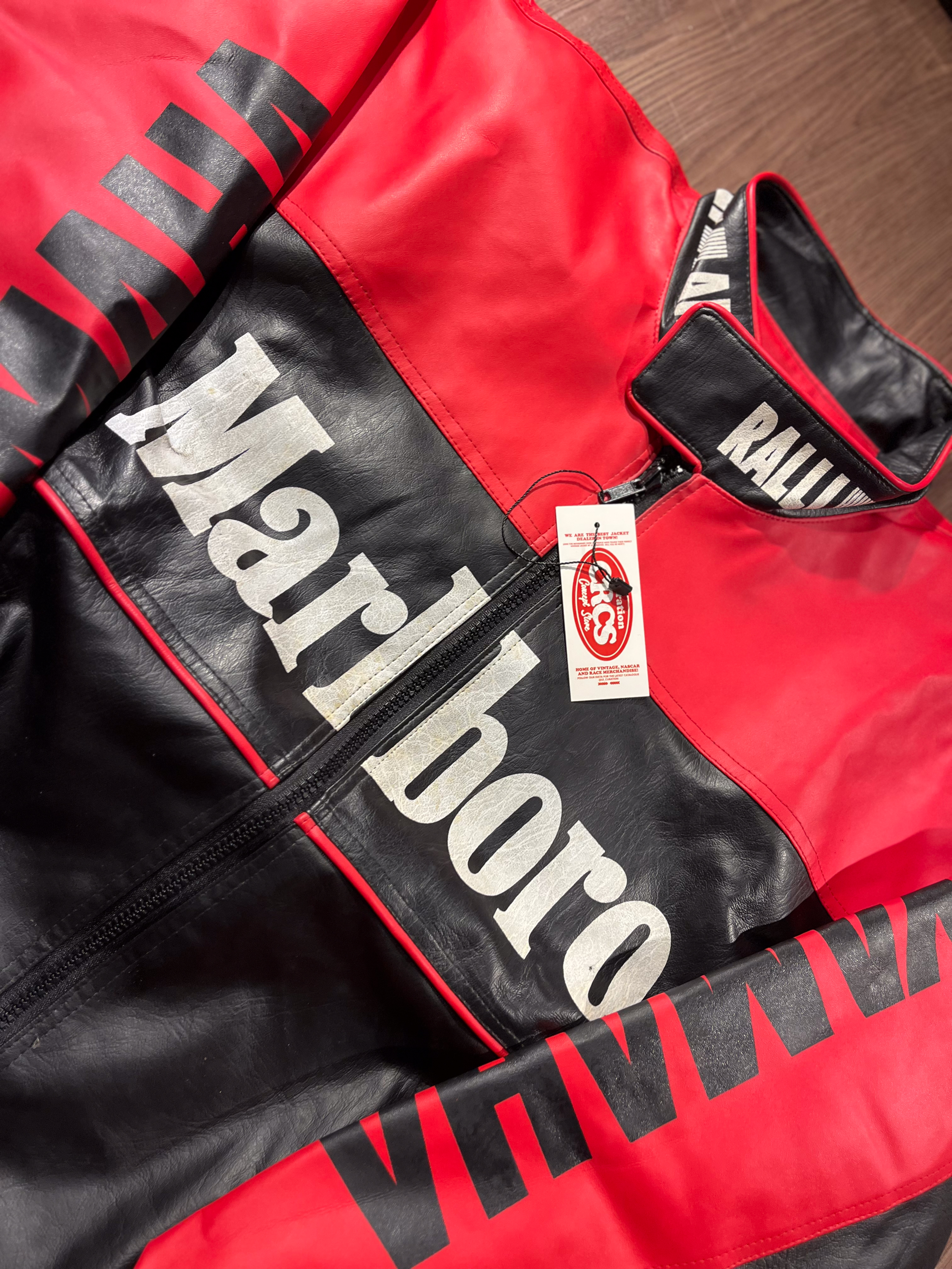 [L] Yamaha Marlboro Team Racing Leather Jacket✨