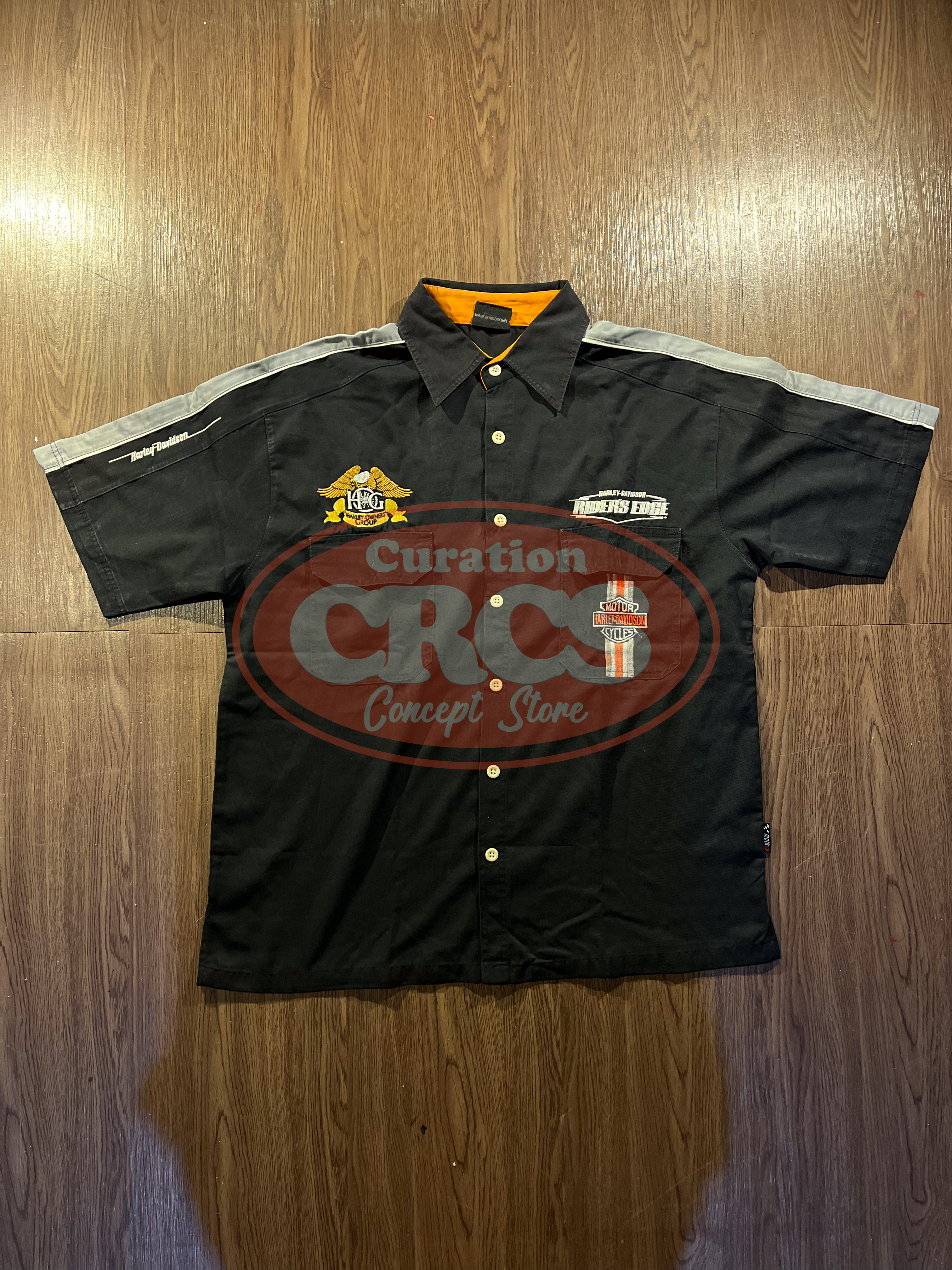 [L] Harley Davidson Riders Edge Workshirt✨