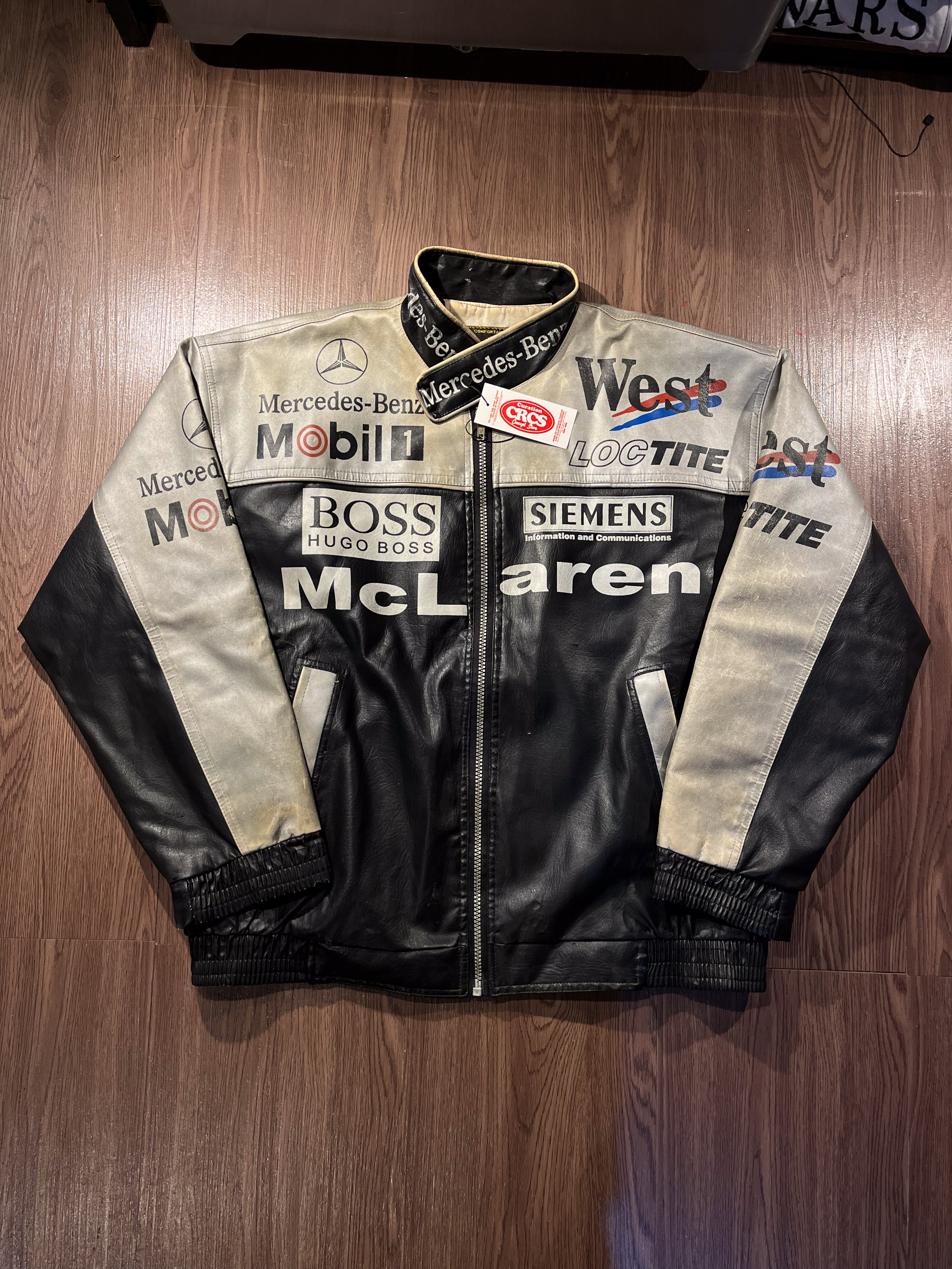 [XL] Mercedes-Benz McLaren F1 Team Leather Jacket✨