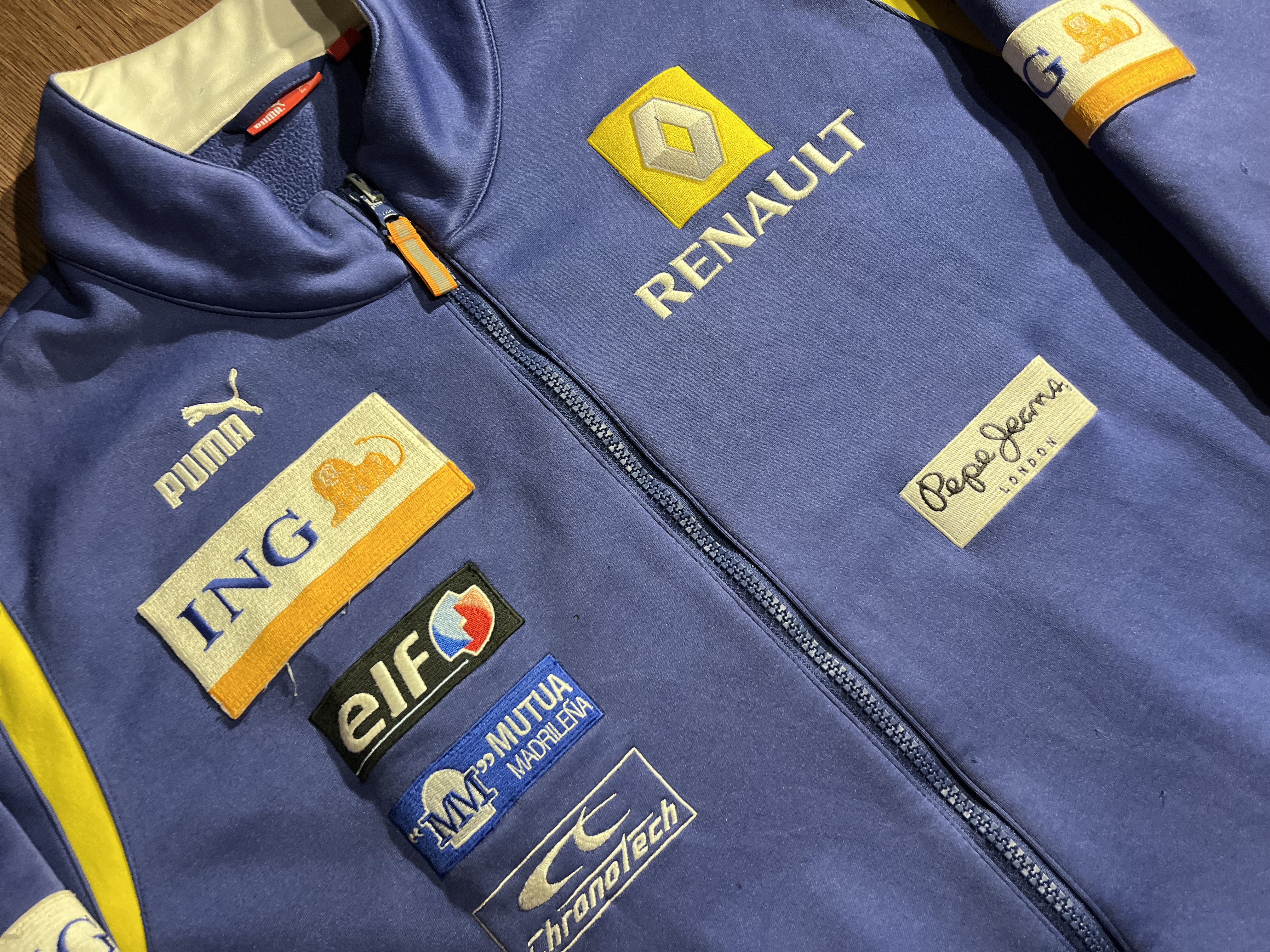 [XL] Vintage Renault ING Softshell racing Jacket✨