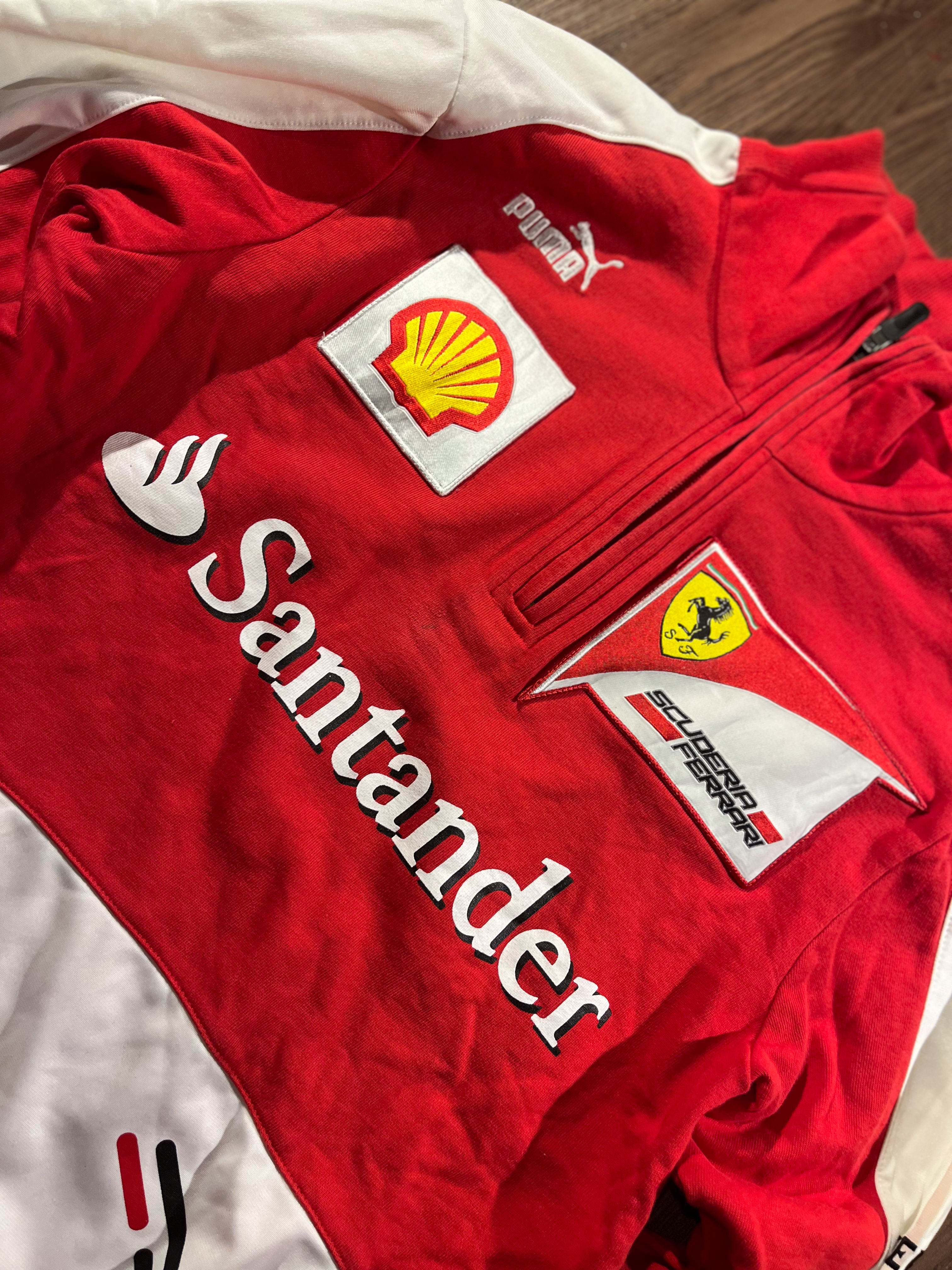 [S] Scuderia Ferrari Santander Half Zip✨