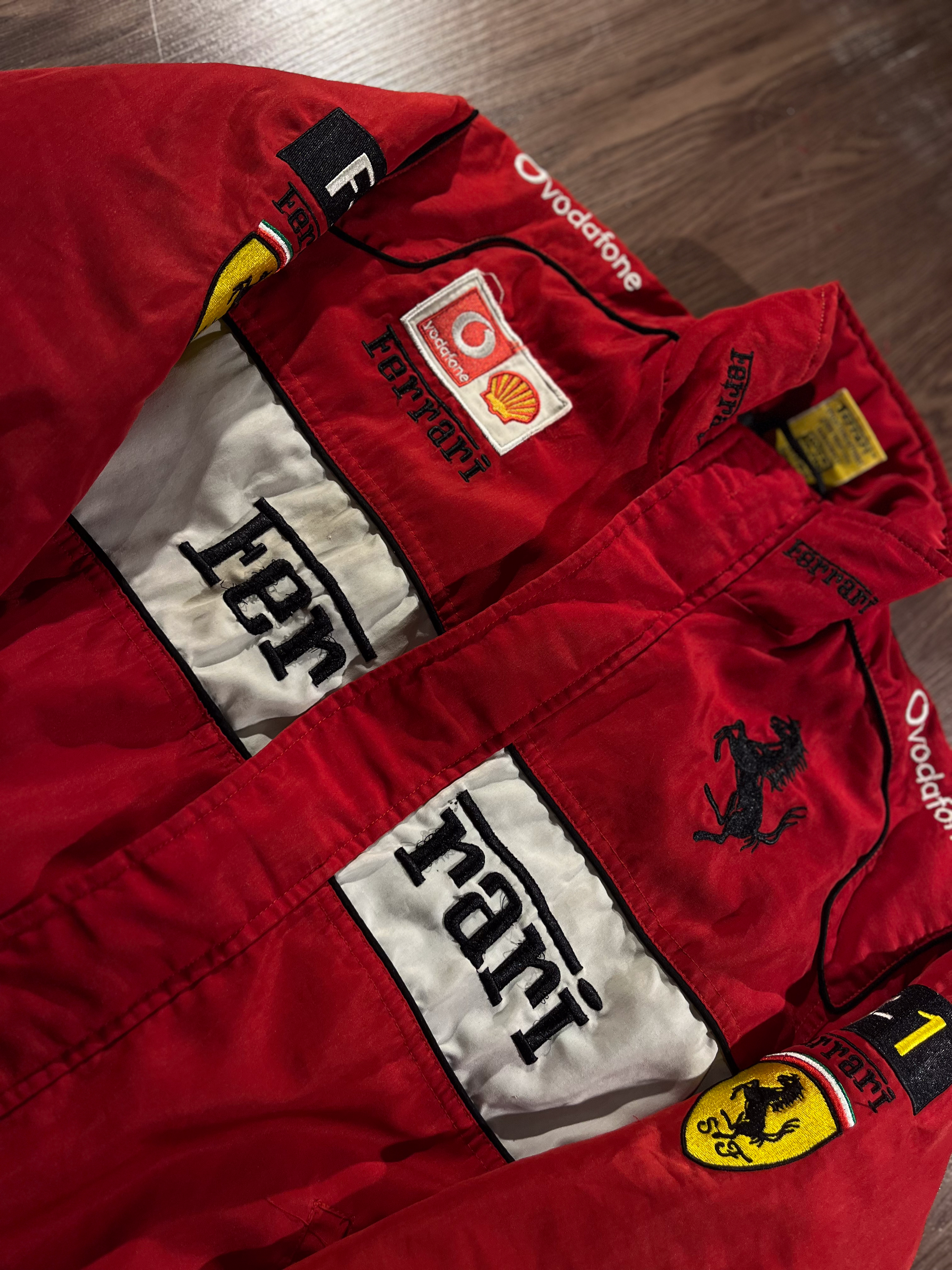 [M] Scuderia Ferrari F1 Team Classic Racing Jacket As Seen On Lana Del Rey✨