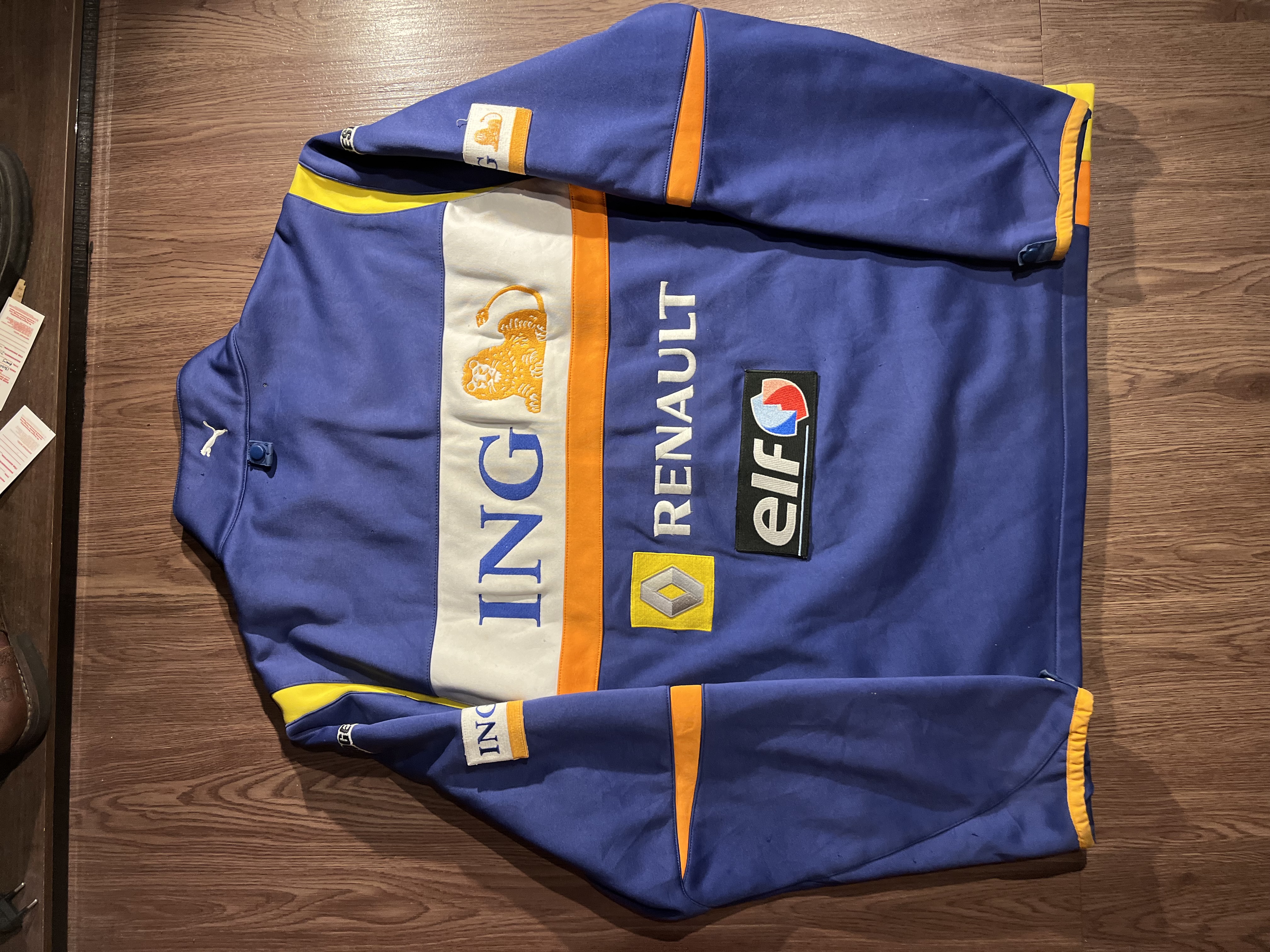 [XL] Vintage Renault ING Softshell racing Jacket✨