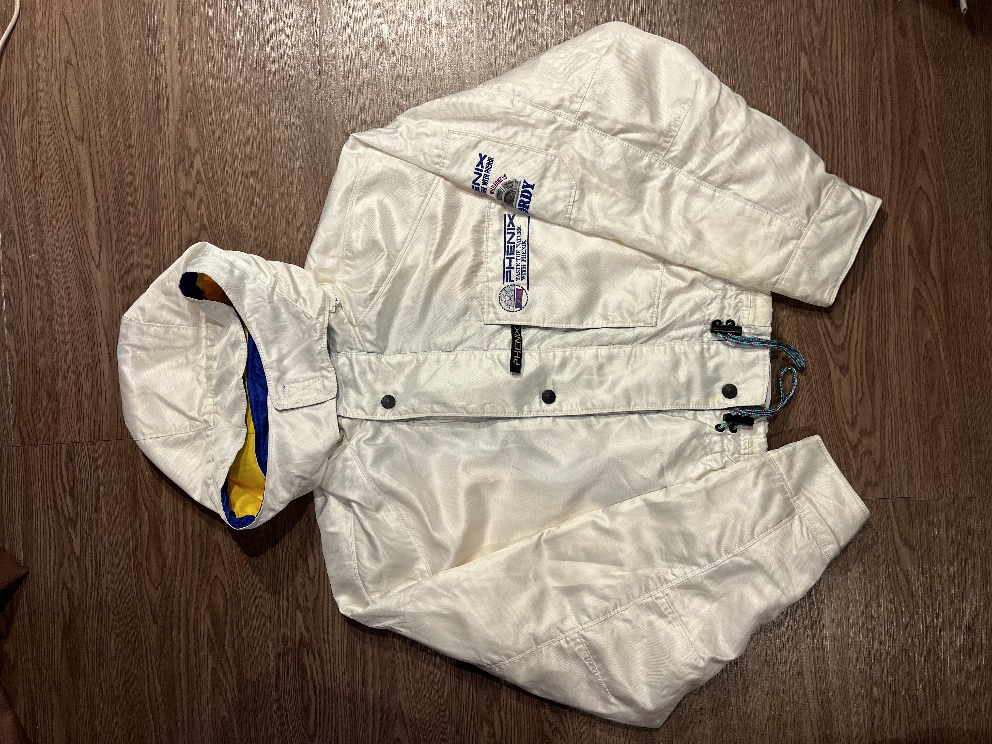 [XL] 90s Phenix Formula/Ski Jacket with detachable hoodie✨