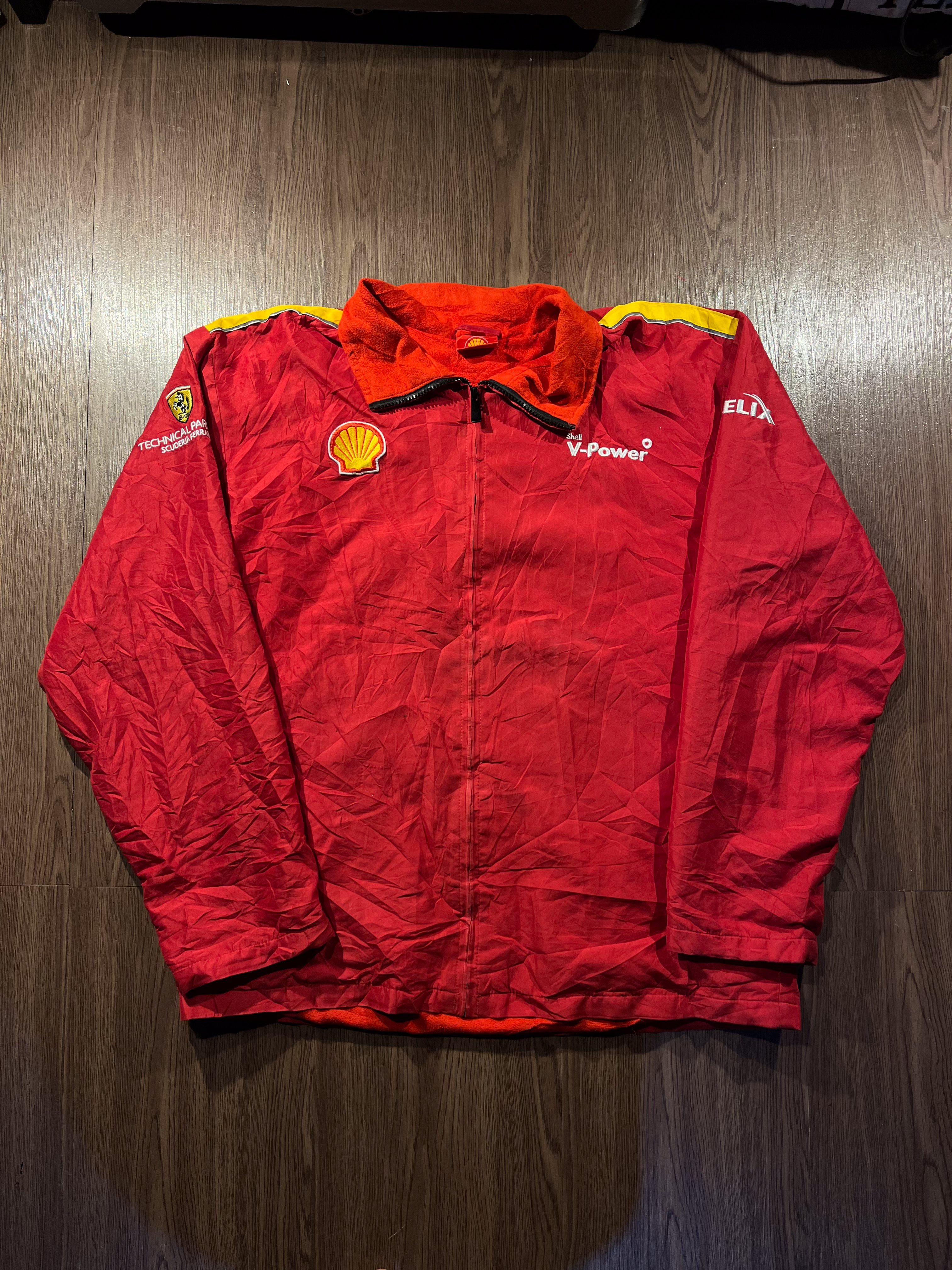 [L] Shell V Power Ferrari Technician Jacket✨
