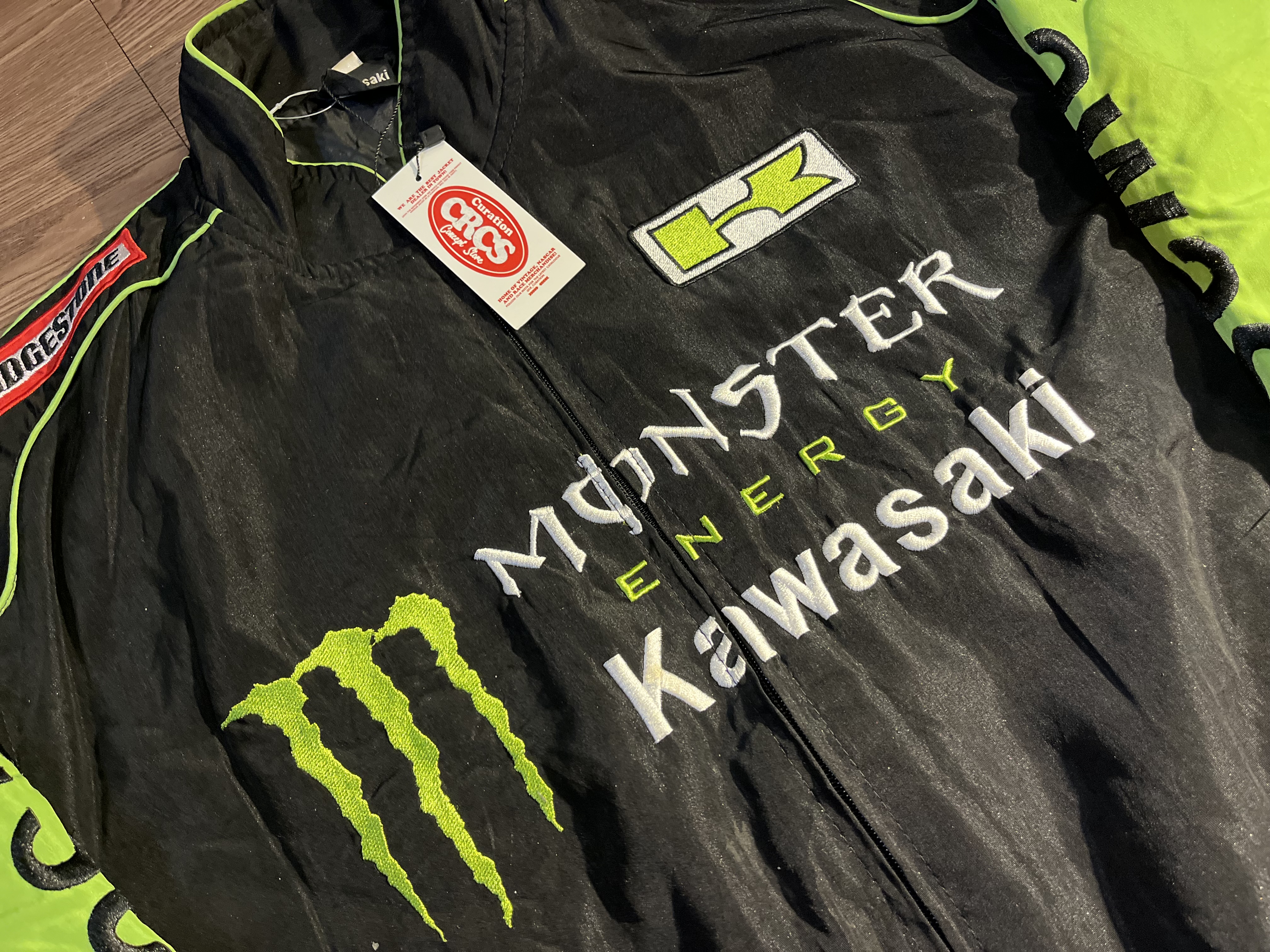 [XL] MOTO Kawasaki Monster Energy Racing team jacket✨
