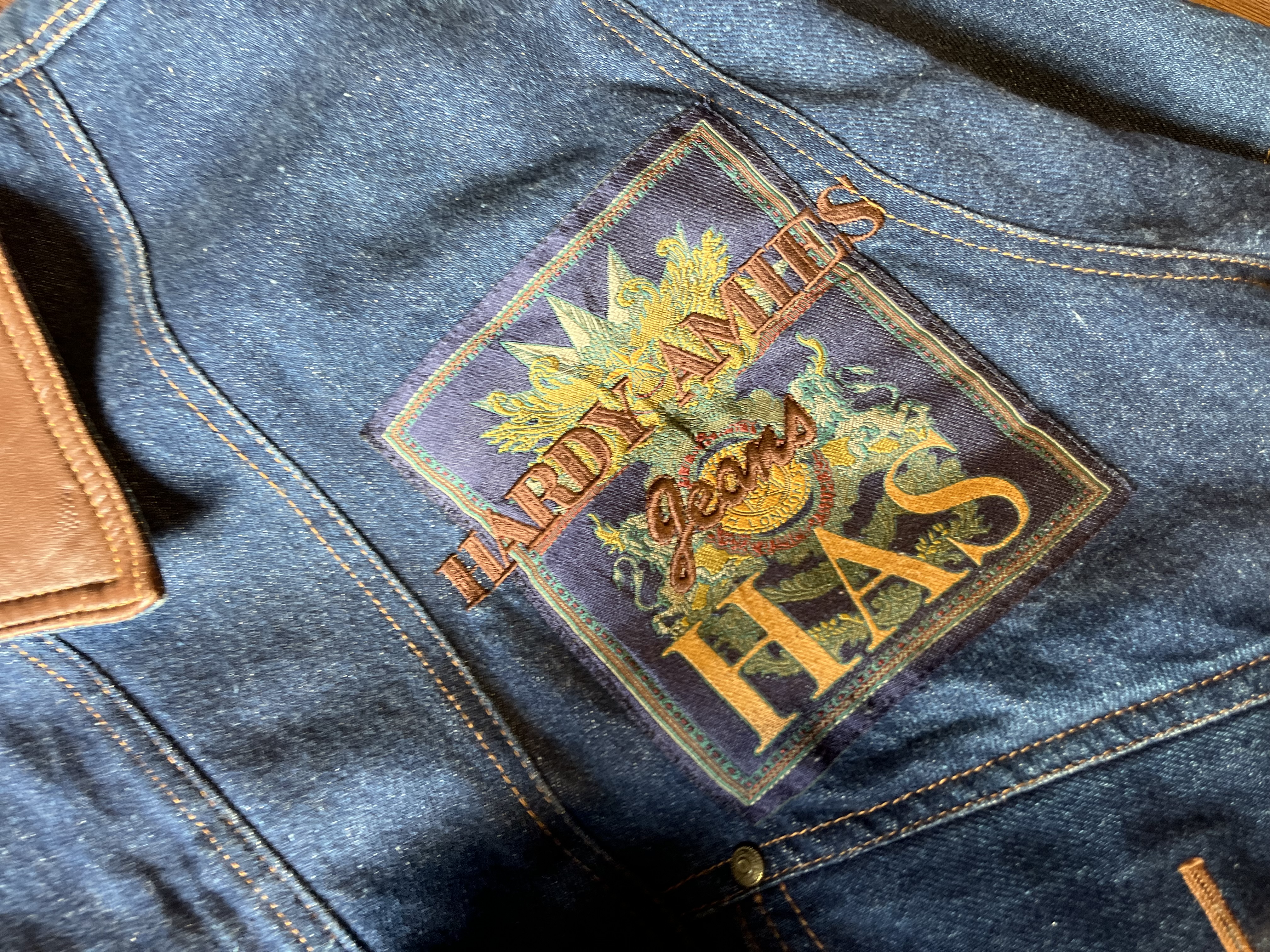 [XL] Hardy Amies London Denim Bomber Jacket✨