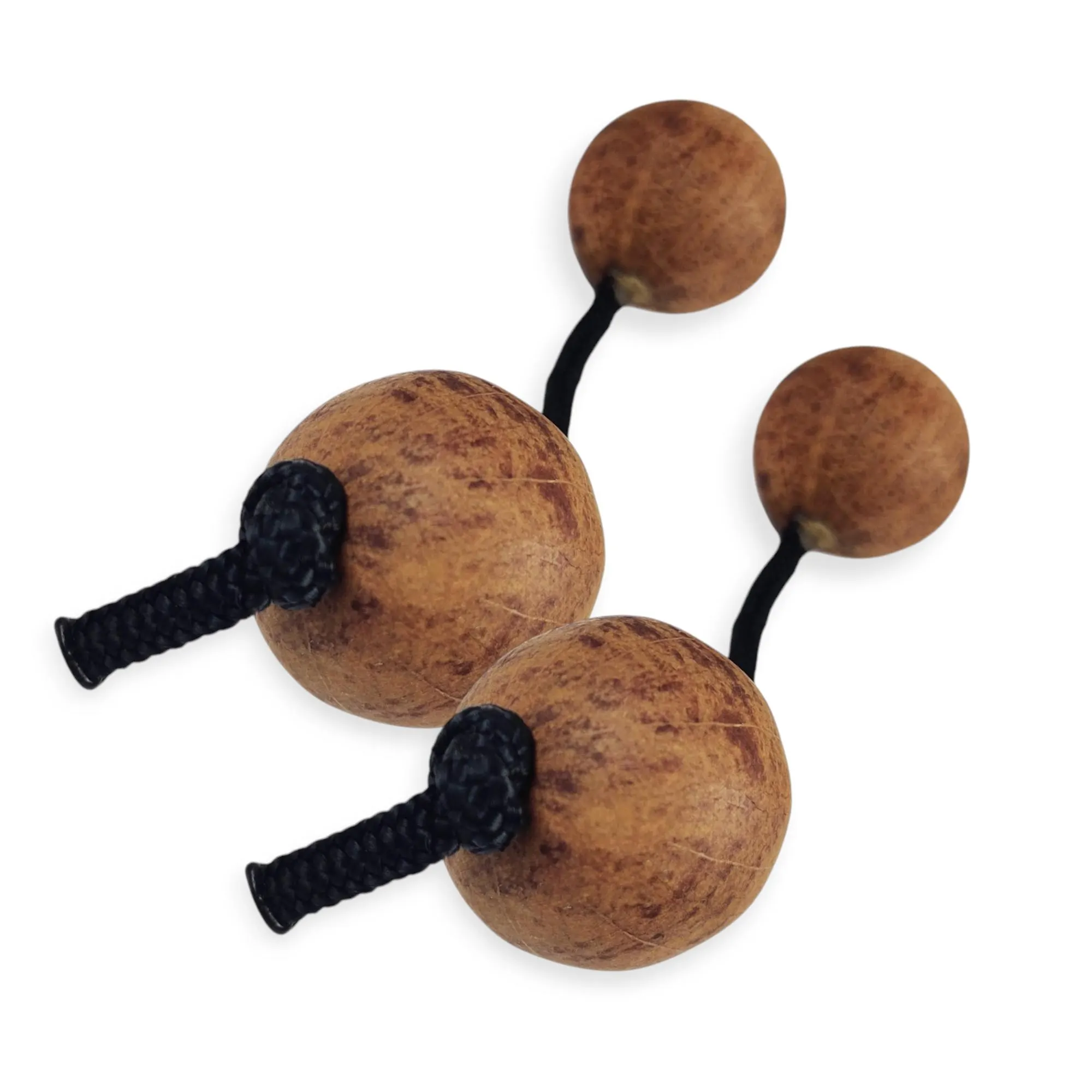 Asalato Shaker – Set of 2 Resizable African Kashaka Instruments | Handcrafted Percussion from Ghana | Small, Medium & Large Sizes