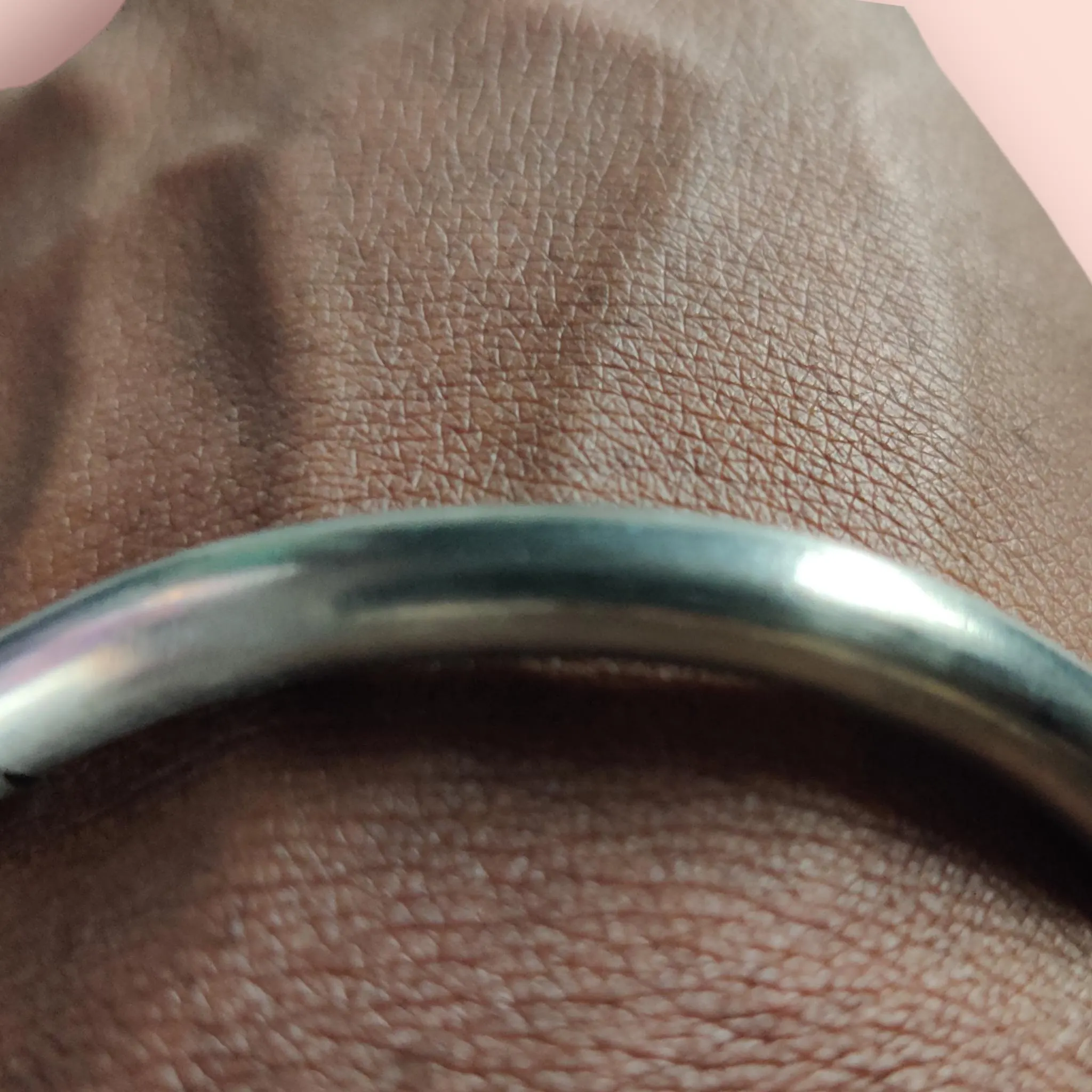 Handcrafted Silver-Tone Men's Cuff Bangle - Clean Cool Confident Minimalist Modern Everyday Accessory for Small to Medium Wrist Sizes