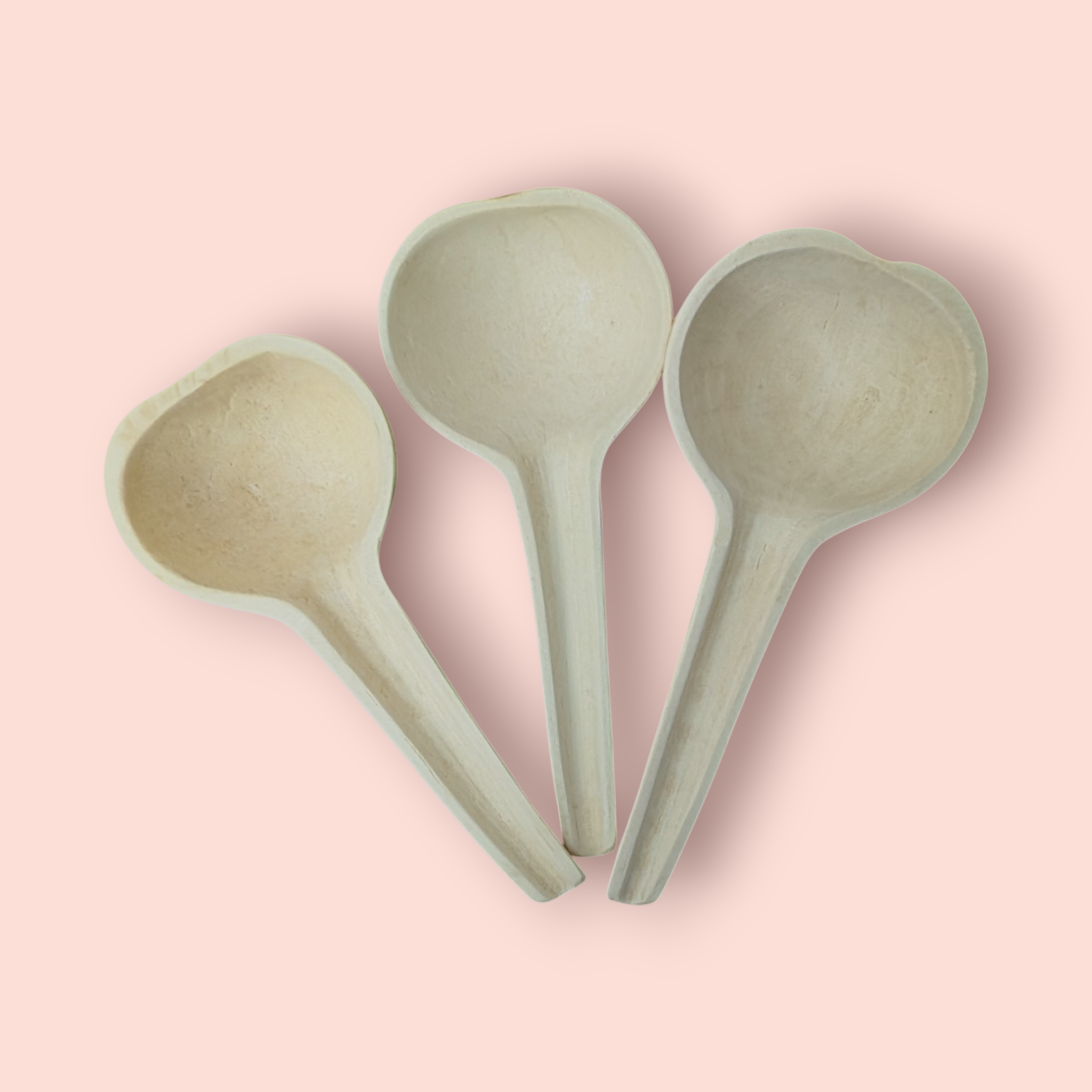 3-Piece Calabash Spoon Set – Handcrafted Natural Gourd Utensils for Cooking, Serving & Decor
