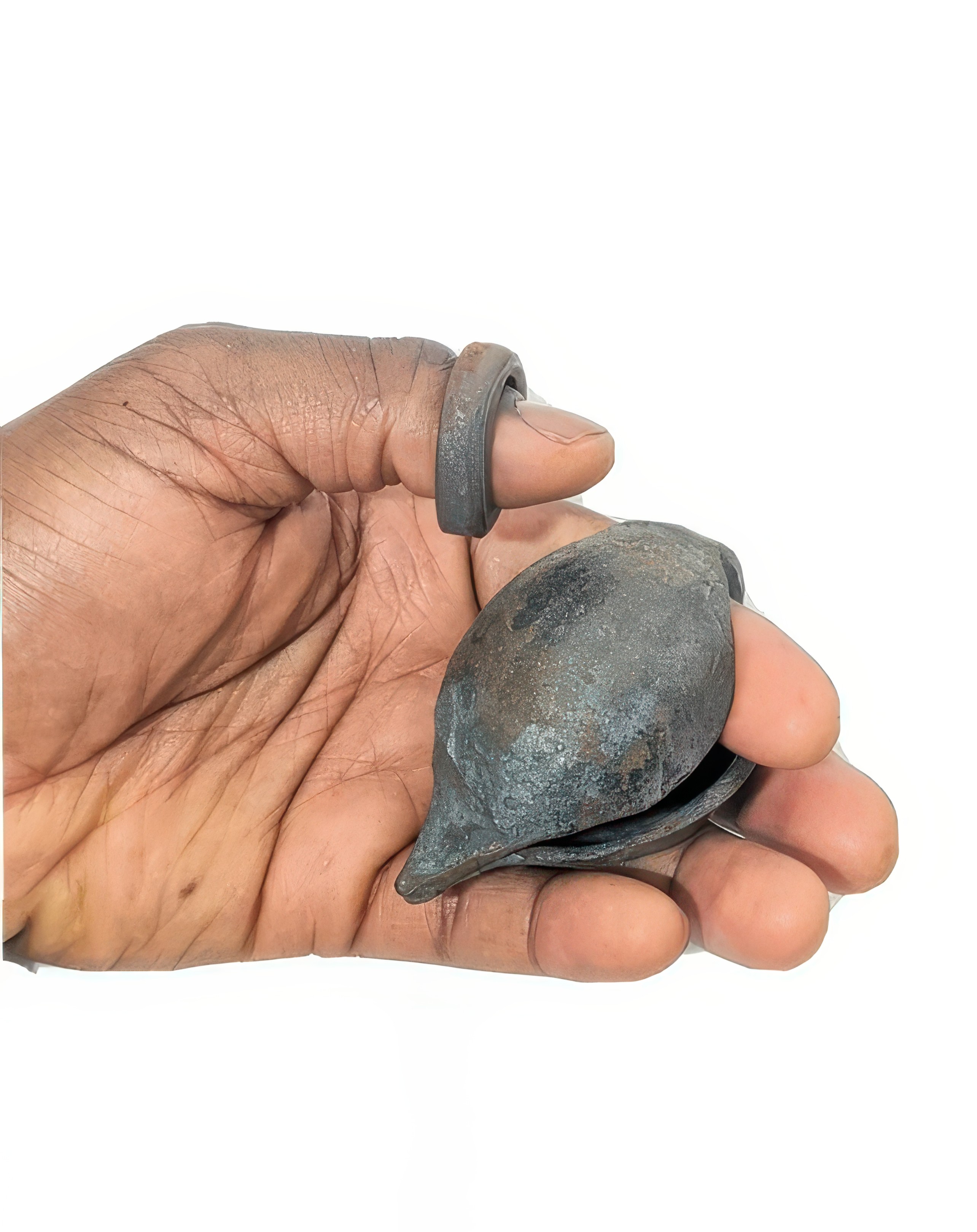 Handcrafted Frikyiwa Bell – Agogo Dodompo Thumb Bell for Home Decor, Music & Meditation
