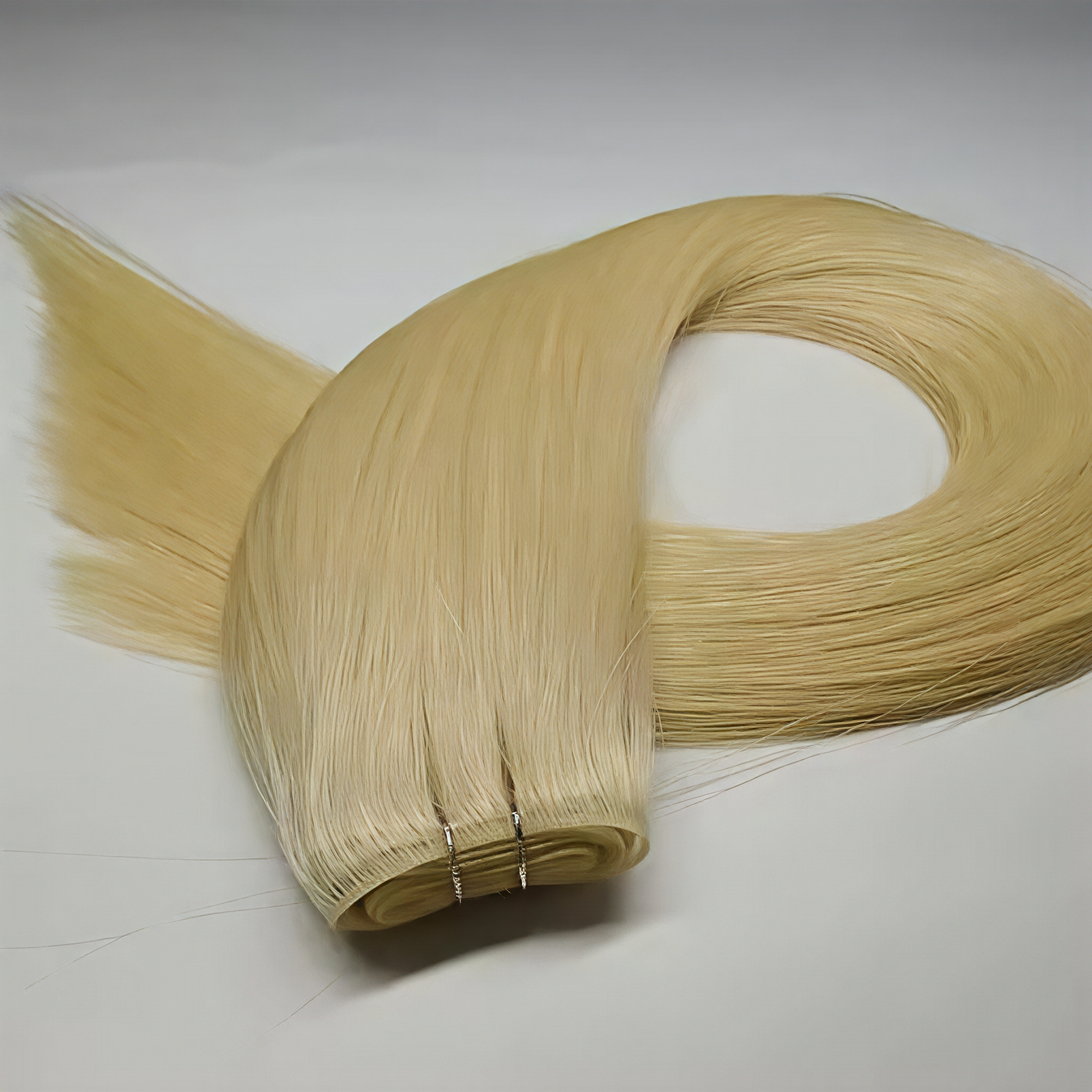 European virgin hair thinnest invisible weft no return hair double pull genius weft hair extensions