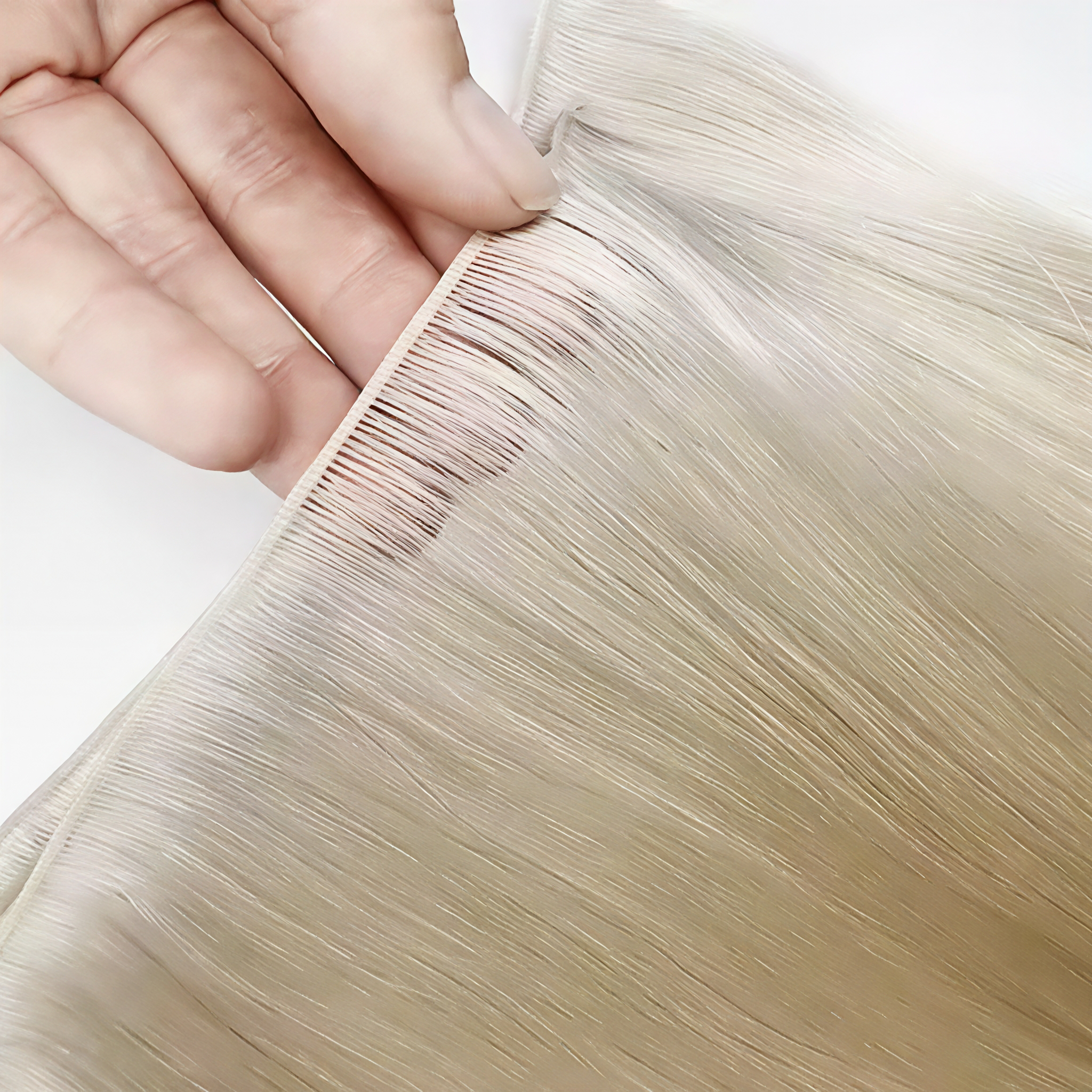 New arrival genius weft can cut double pull loc extension virgin women hair weft extension